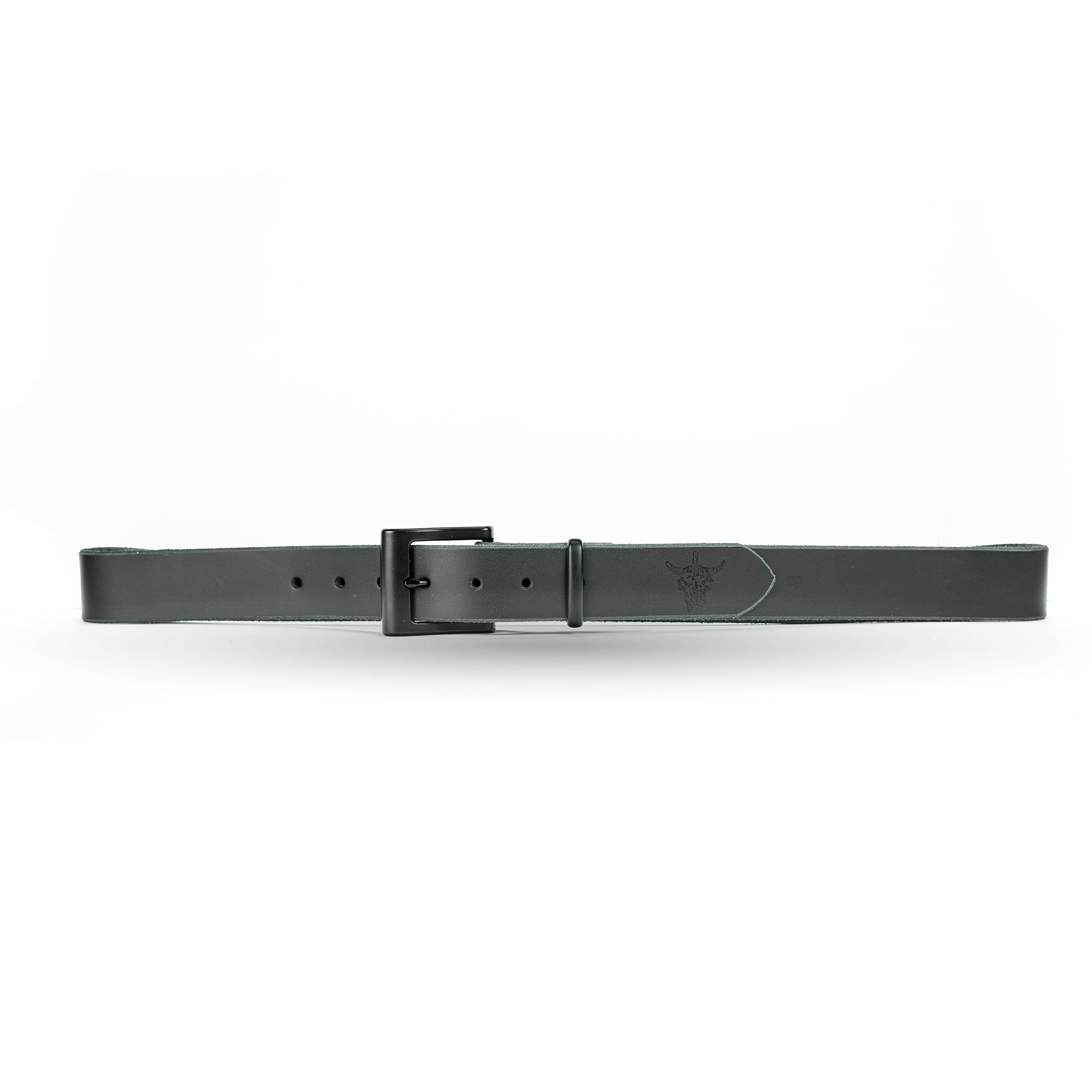 MKC LEATHER BELT - BLACK - USA MADE