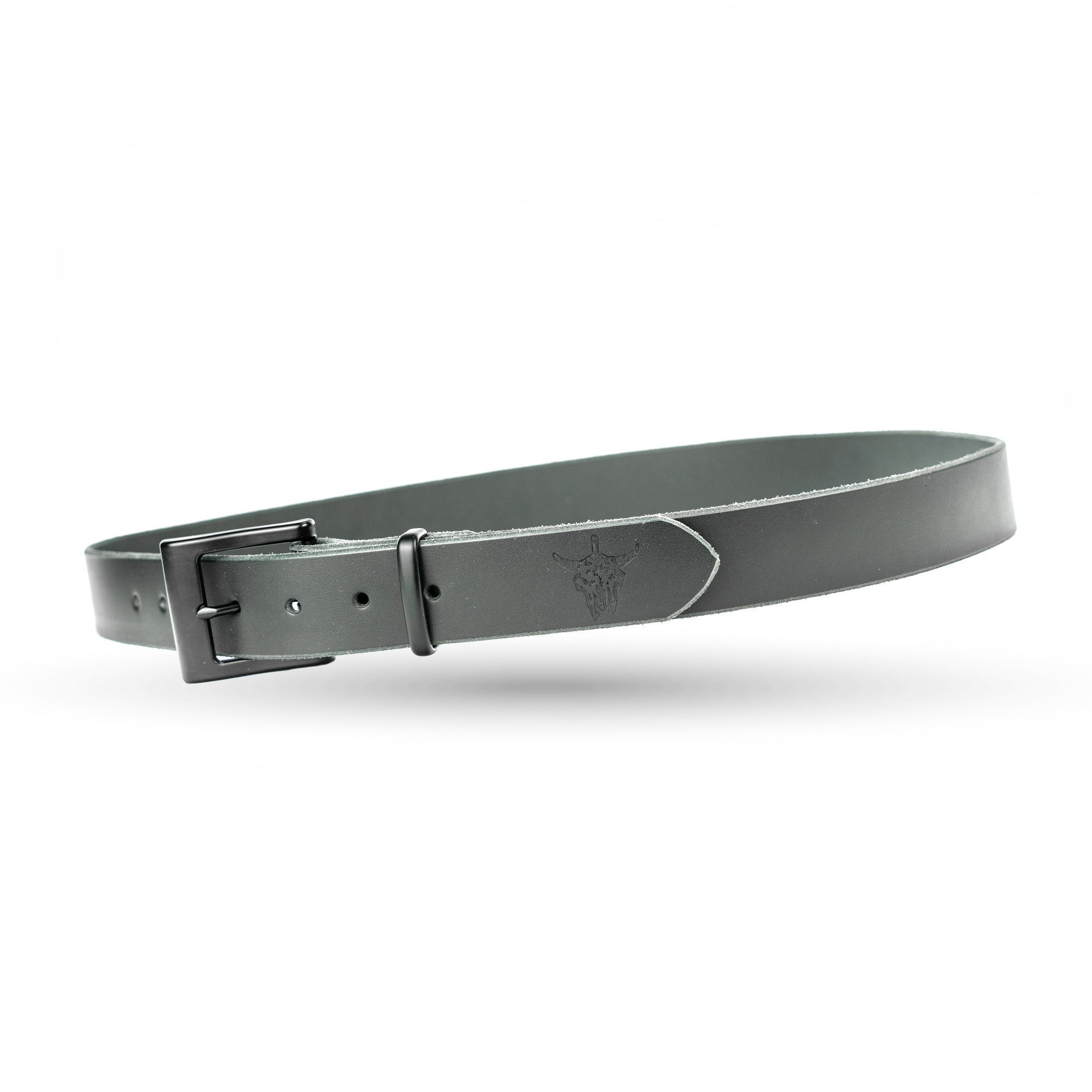 MKC LEATHER BELT - BLACK - USA MADE