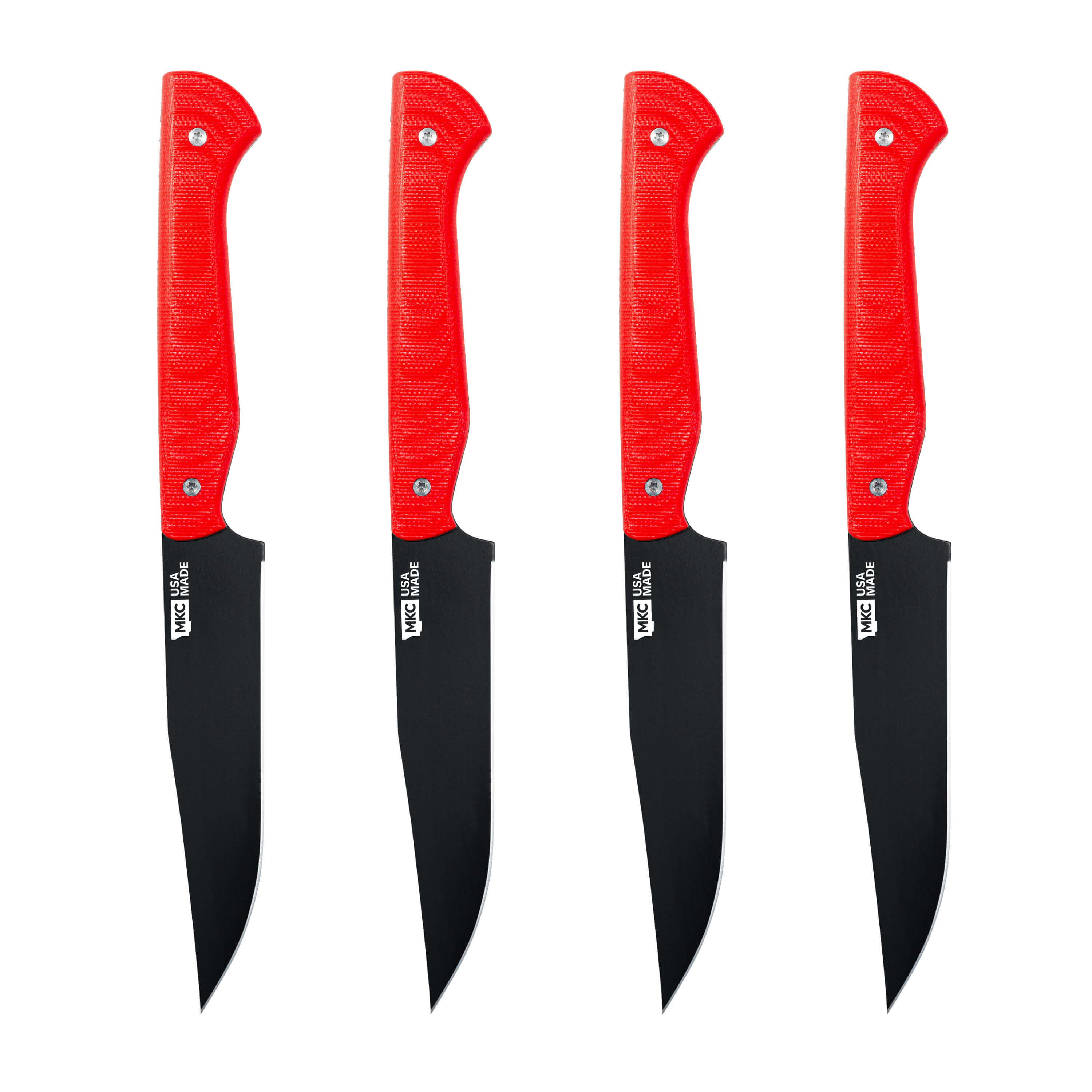 MKC STEAK KNIVES (SET OF 4) - PVD - RED