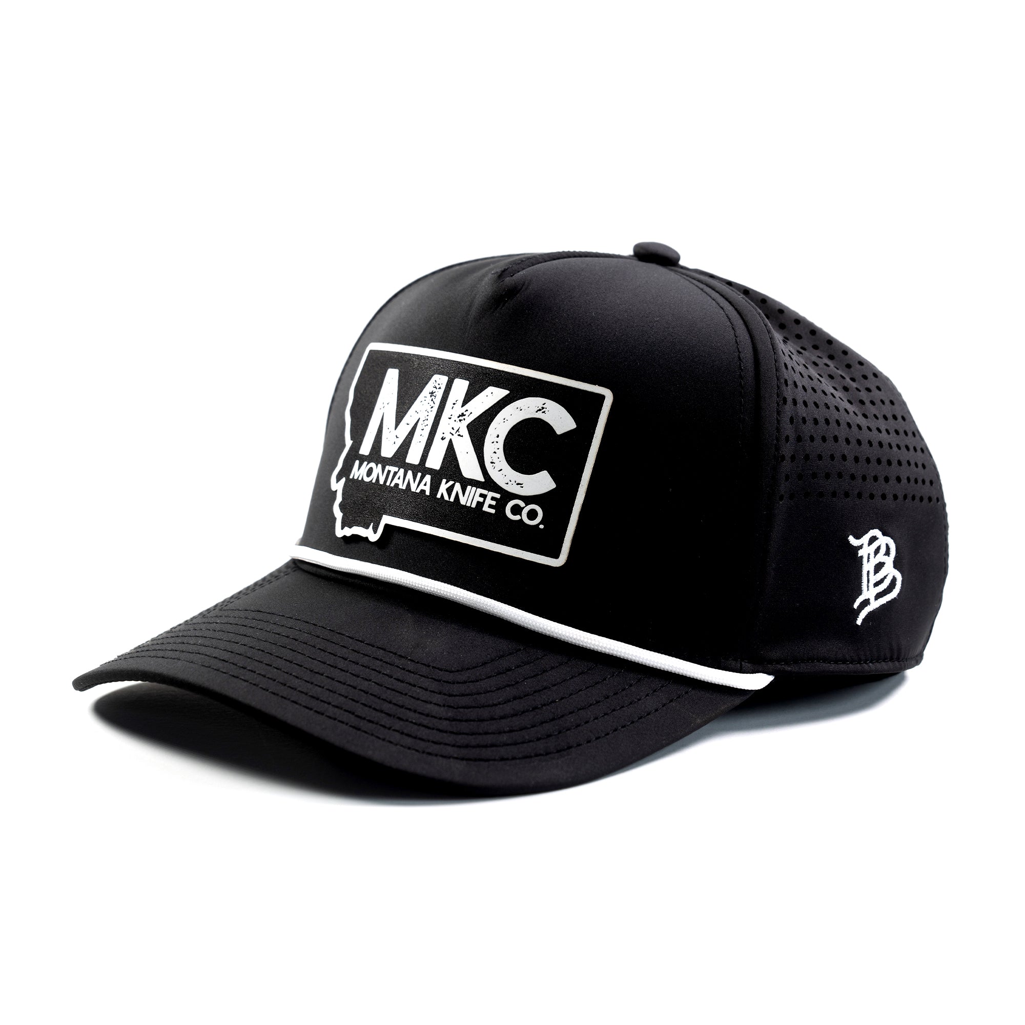 MKC BIG STATE PATCH - ROPE HAT - BLACK