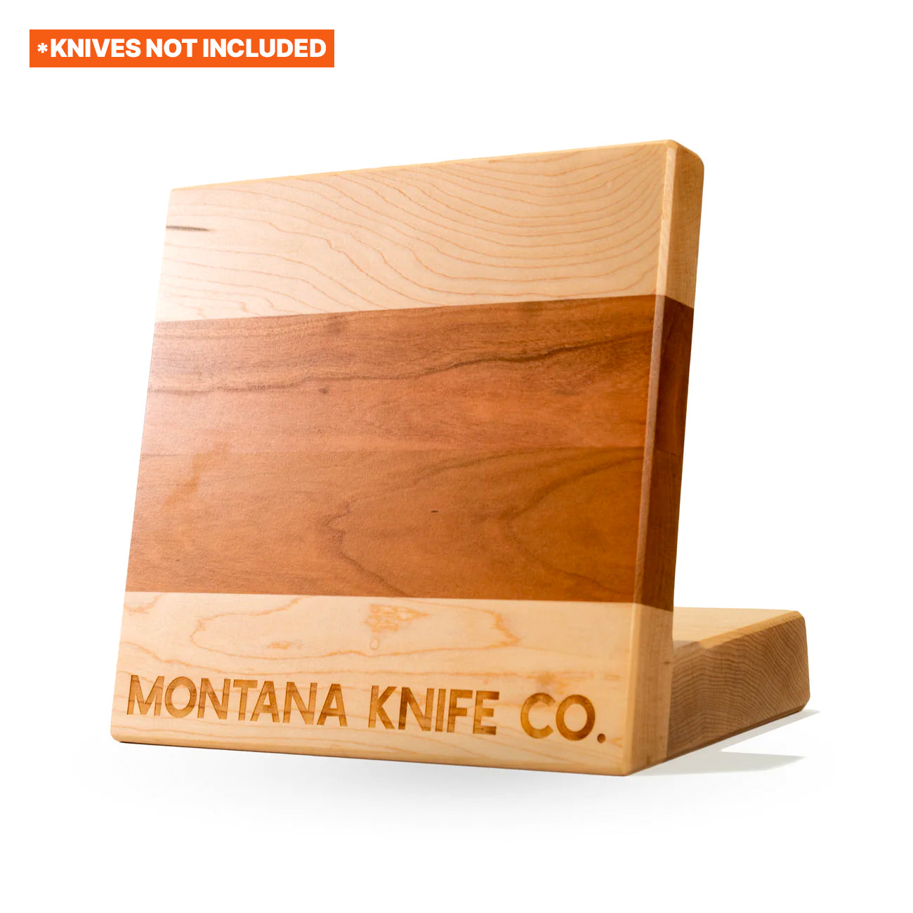 LIMITED EDITION MKC CULINARY KNIFE STAND - LIGHT WOOD FINISH