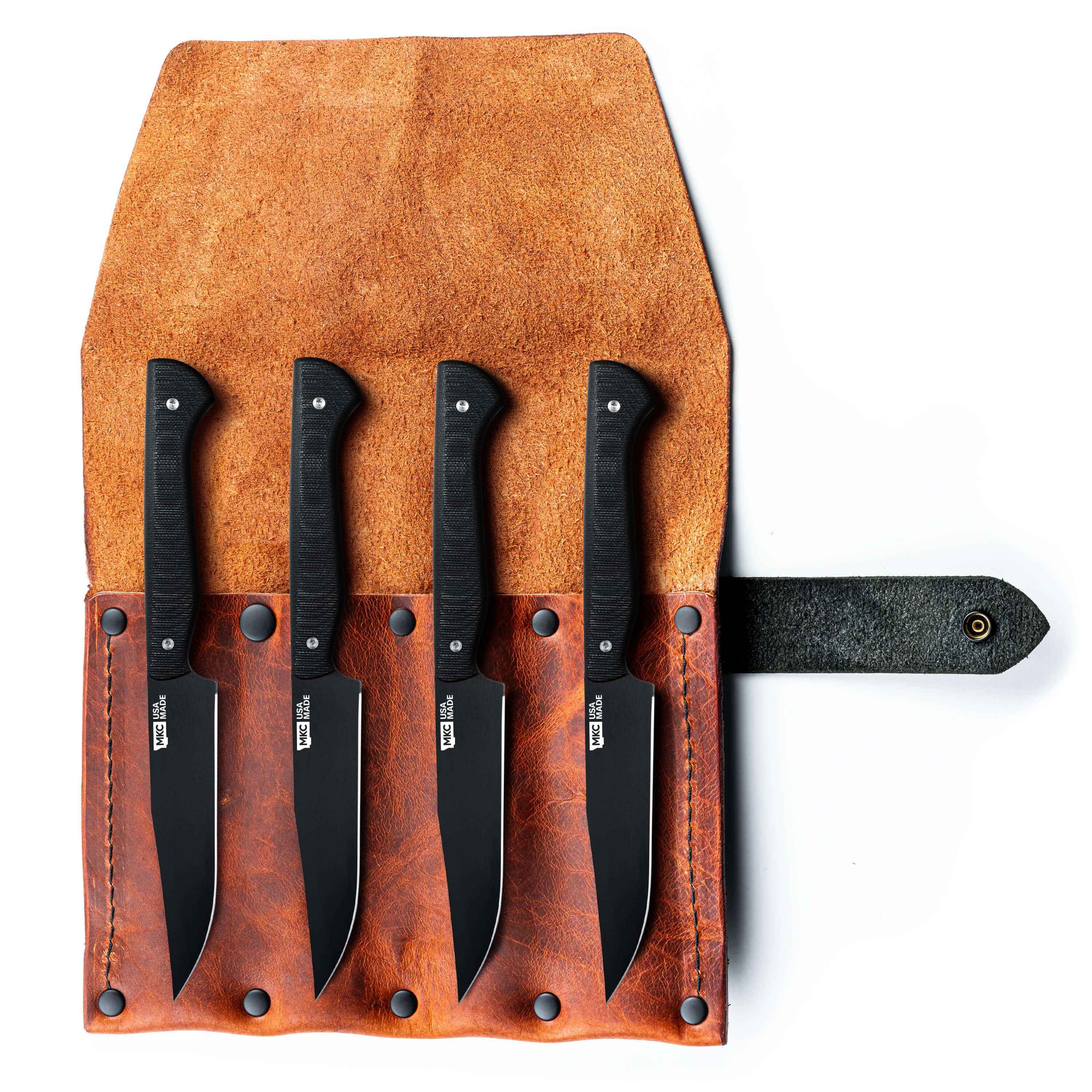 MKC STEAK KNIVES (SET OF 4) - PVD - BLACK