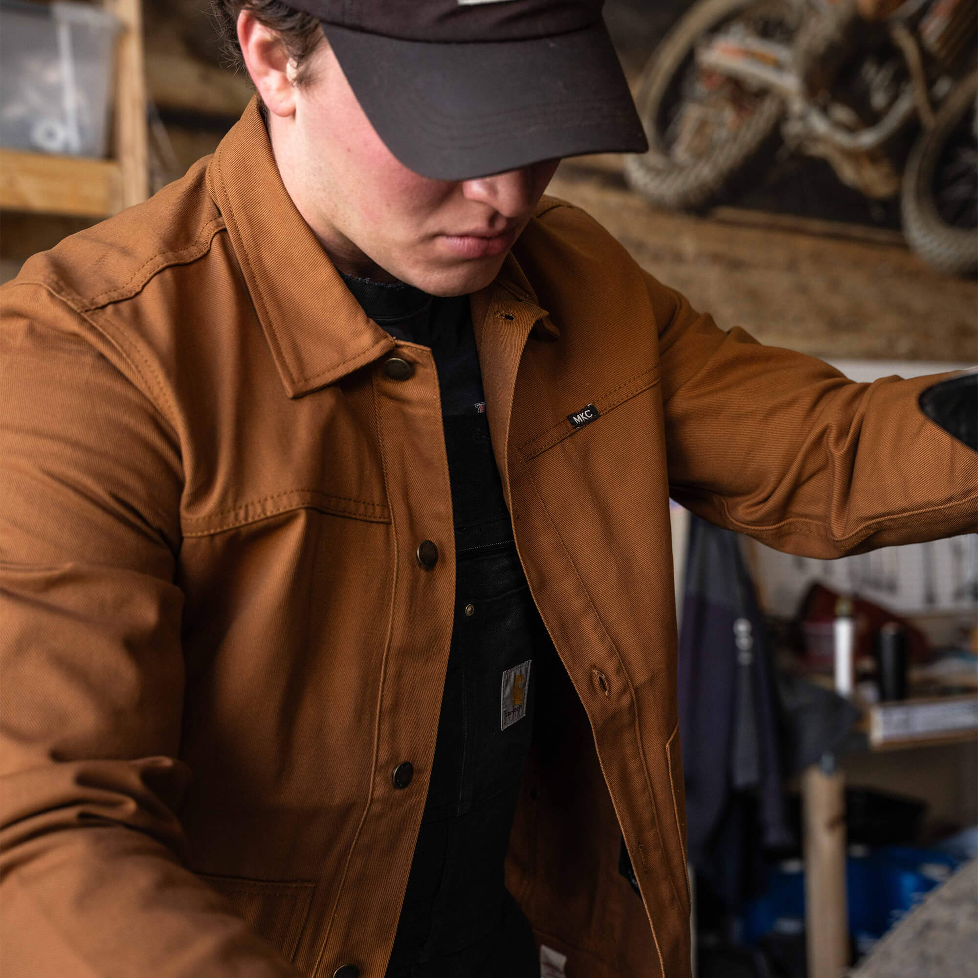 MKC WORK JACKET - RUST - USA MADE