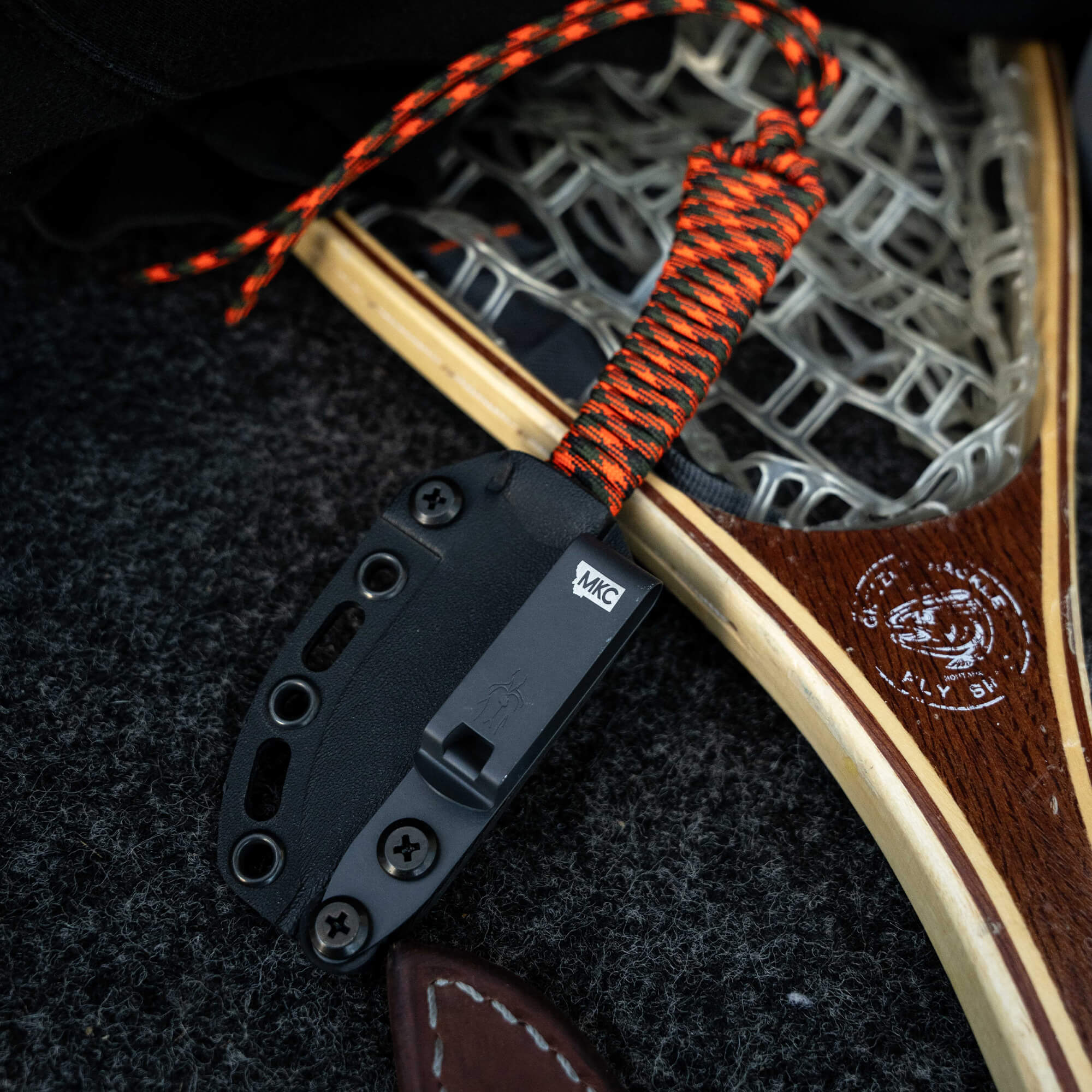 MINI STONED GOAT - ORANGE & BLACK