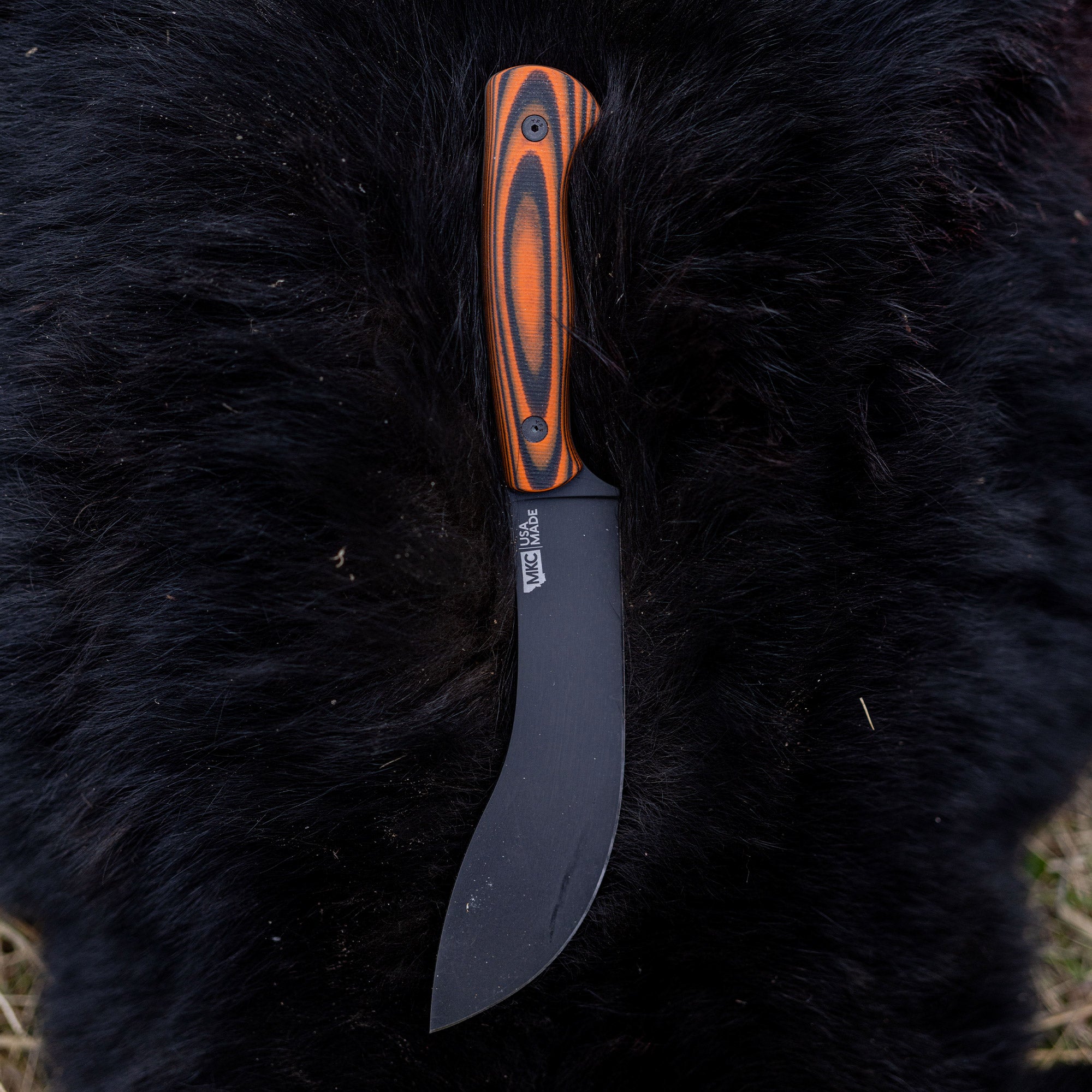 BEARTOOTH - PRO SKINNING BLADE - ORANGE & BLACK