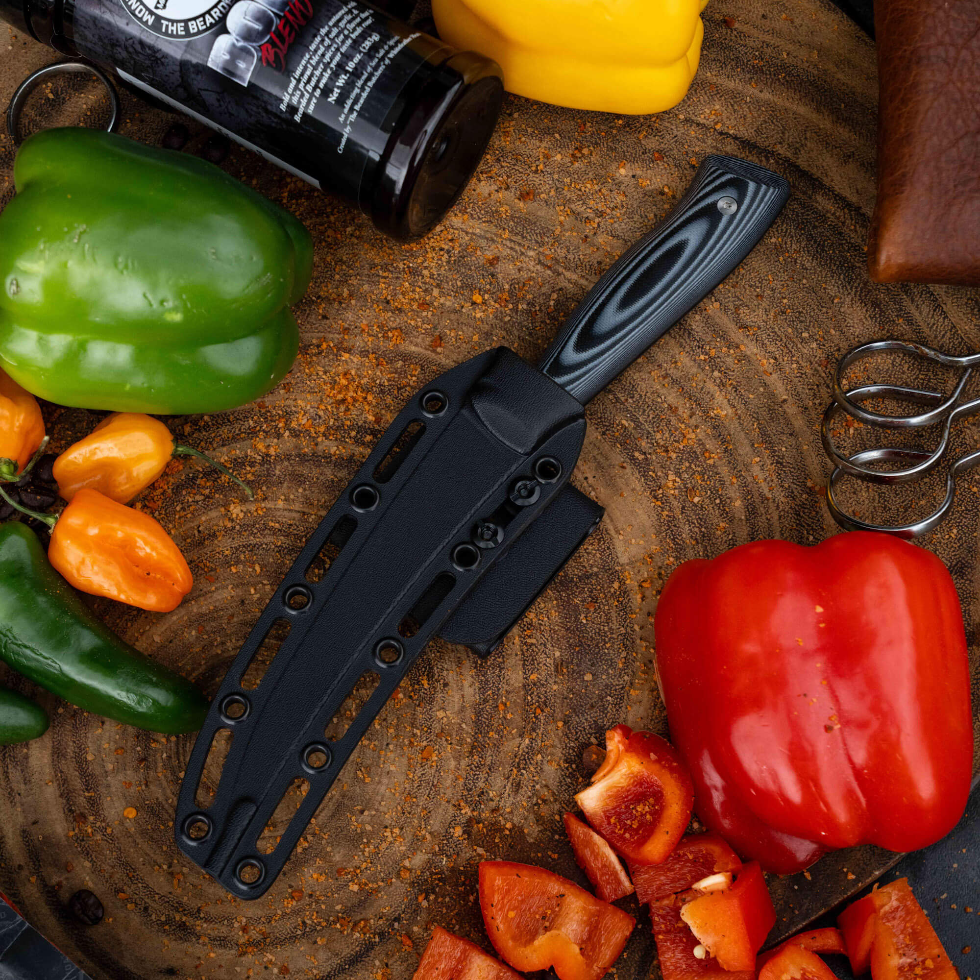 BONING BUTCHER KNIFE - BEARDED BUTCHERS EDITION - GREY/BLACK