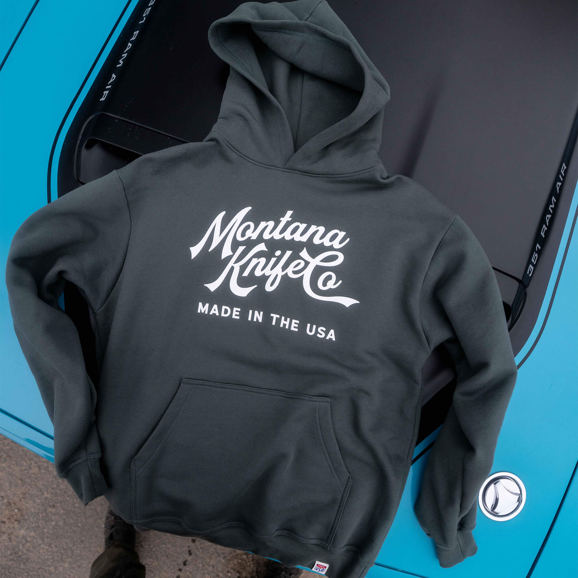 MKC HERITAGE HOODIE - USA MADE - GREEN