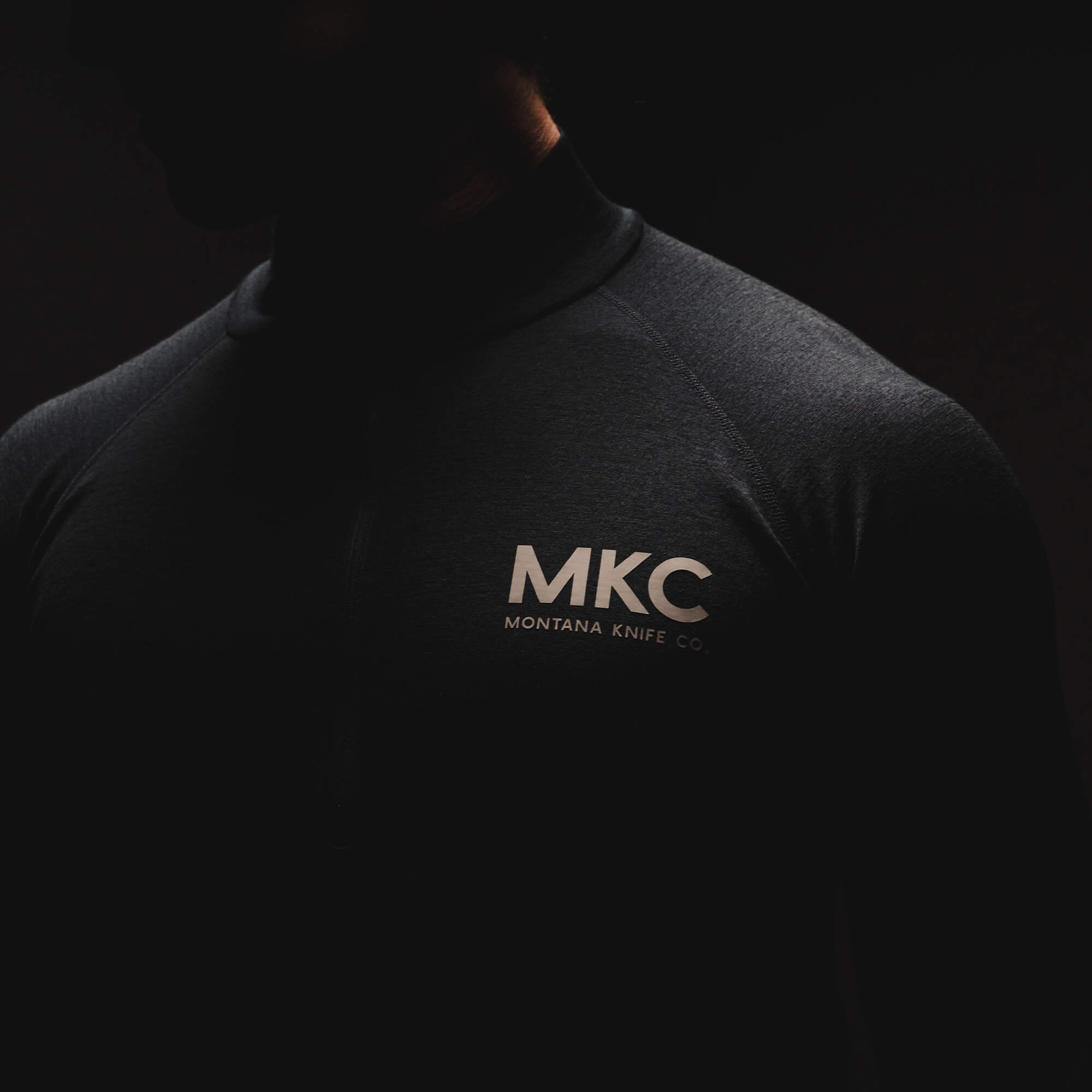 RANGE LINE PRO QUARTER ZIP - BLACK