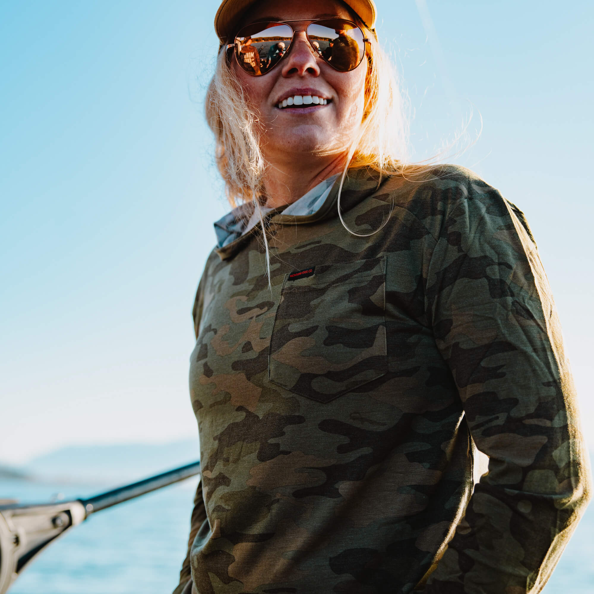 SUN RIVER BAMBOO HOODIE - VINTAGE MKC CAMO