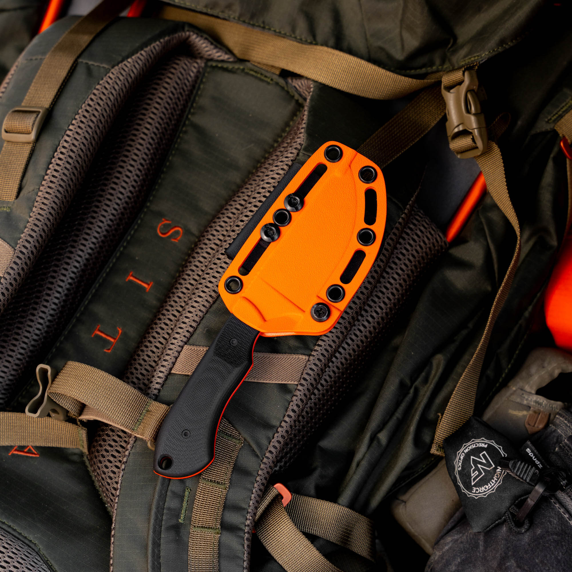MKC ELK KNIFE - BLAZE ORANGE CERAKOTE™