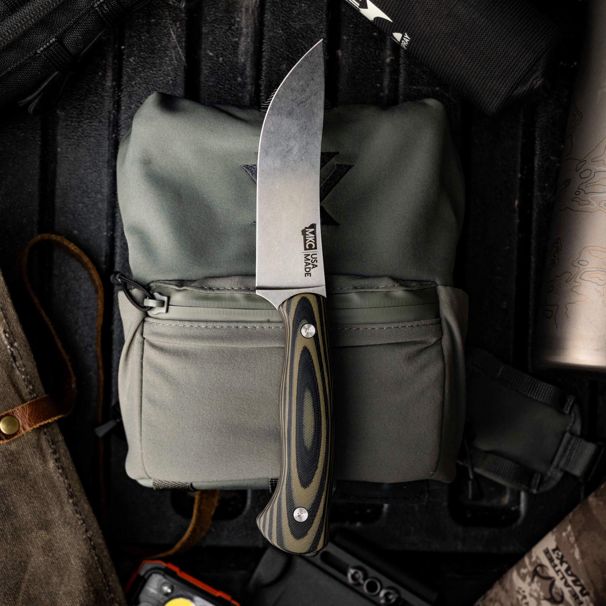 MAGNACUT STONEWALL SKINNER - GREEN & BLACK