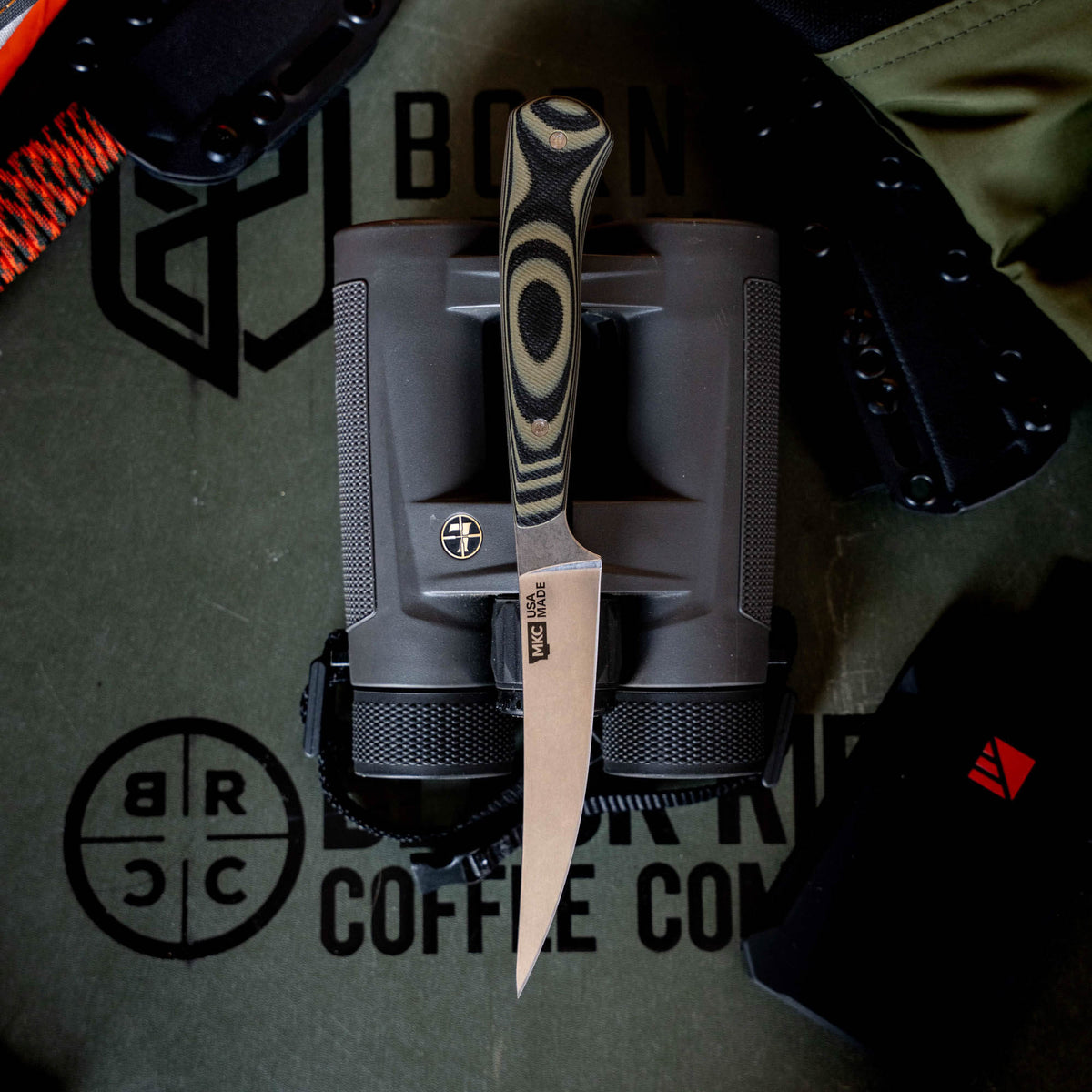 FIELD BONING KNIFE - GREEN & BLACK