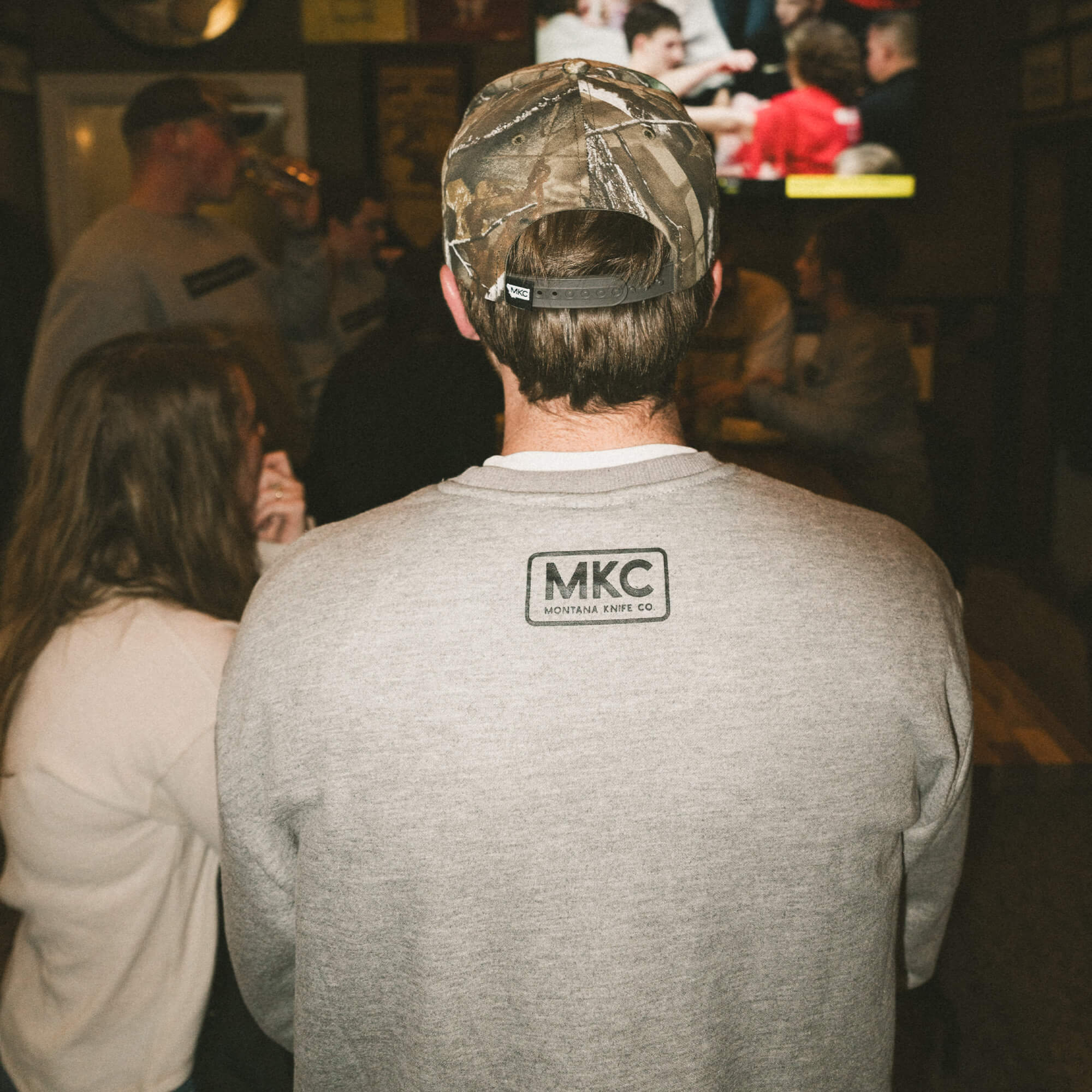 MKC CREWNECK SWEATSHIRT - GREY