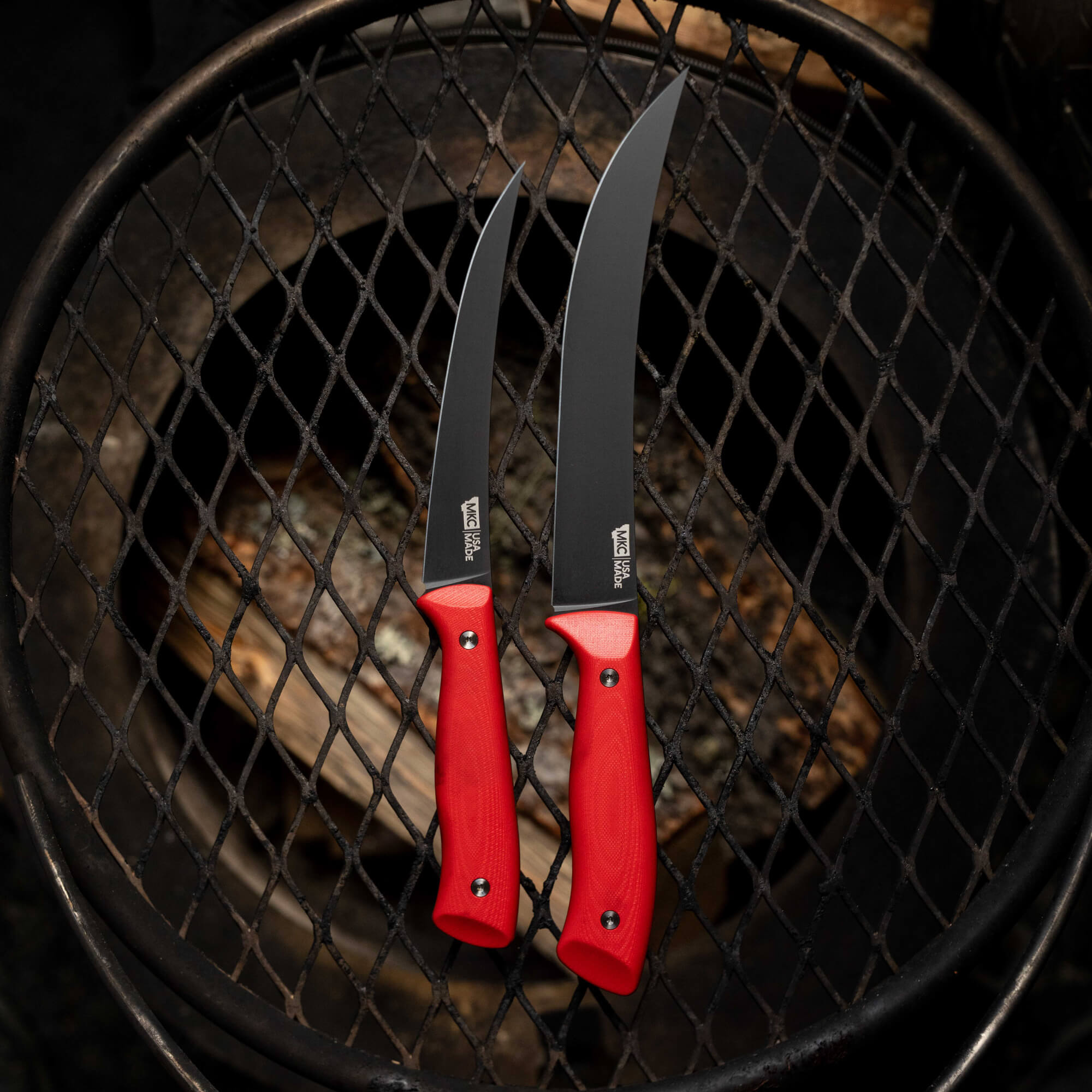 BREAKING BUTCHER KNIFE - PVD - RED