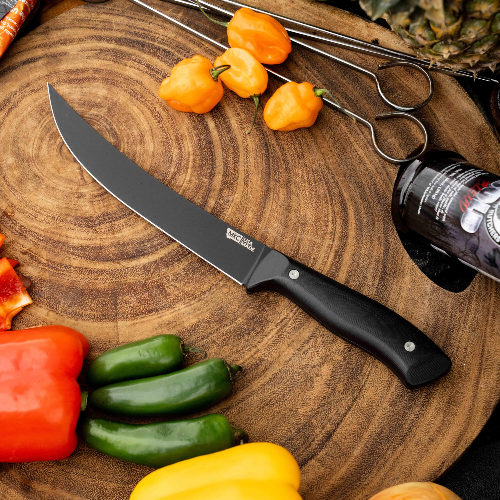 BREAKING BUTCHER KNIFE - PVD - BLACK