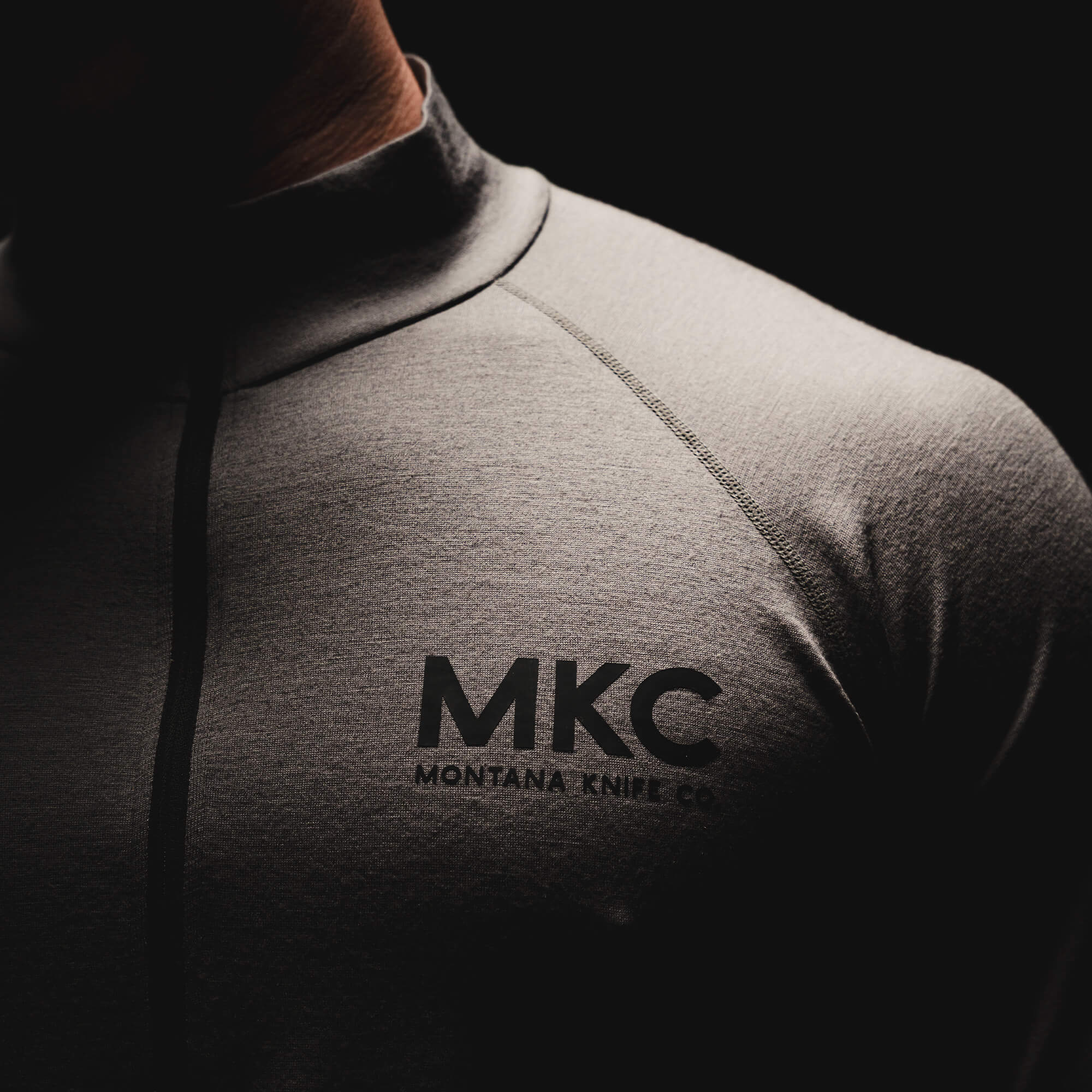 RANGE LINE PRO QUARTER ZIP - CHARCOAL