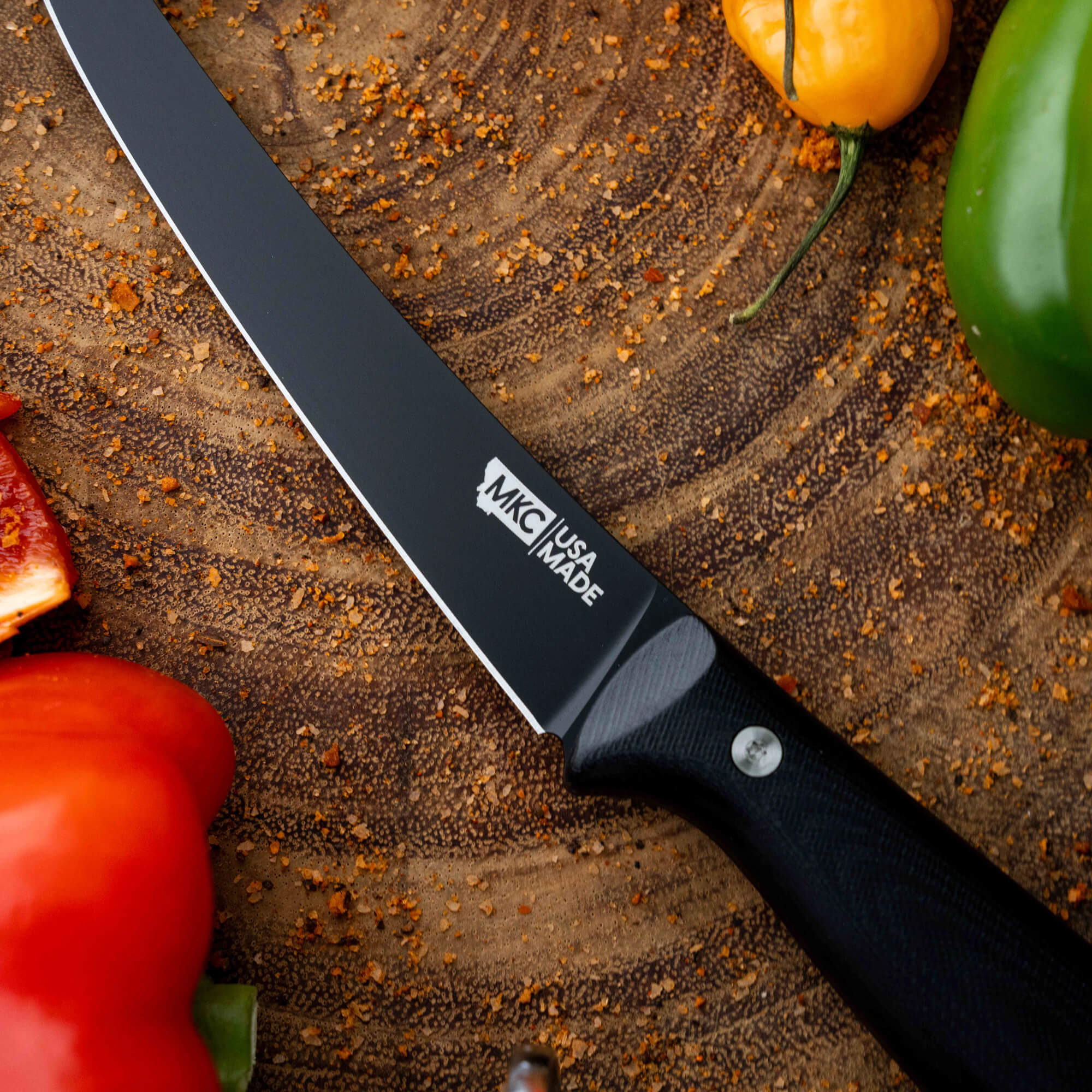 BONING BUTCHER KNIFE - PVD - BLACK