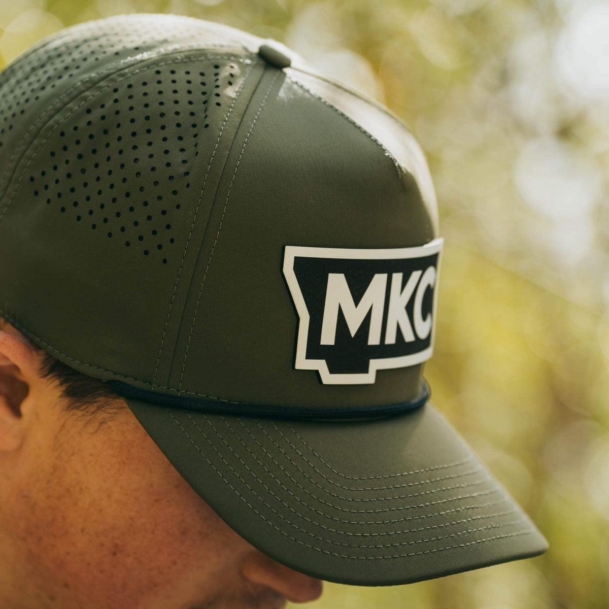 MKC BIG STATE PATCH - ROPE HAT - OLIVE