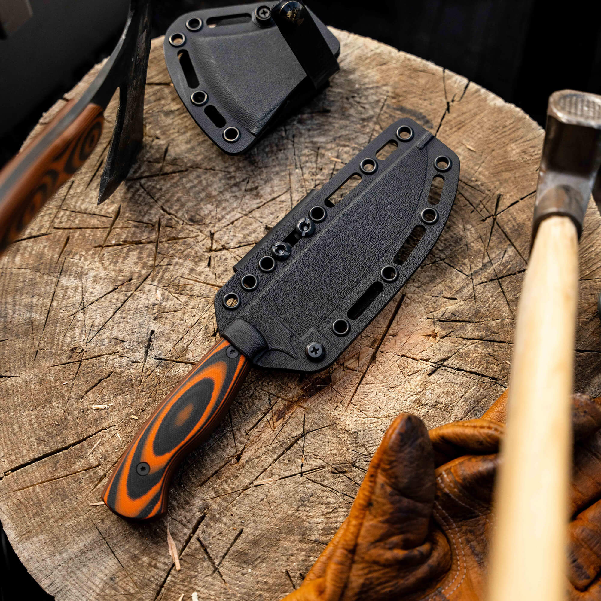 SUPER CUB - DROP POINT HUNTER - ORANGE & BLACK