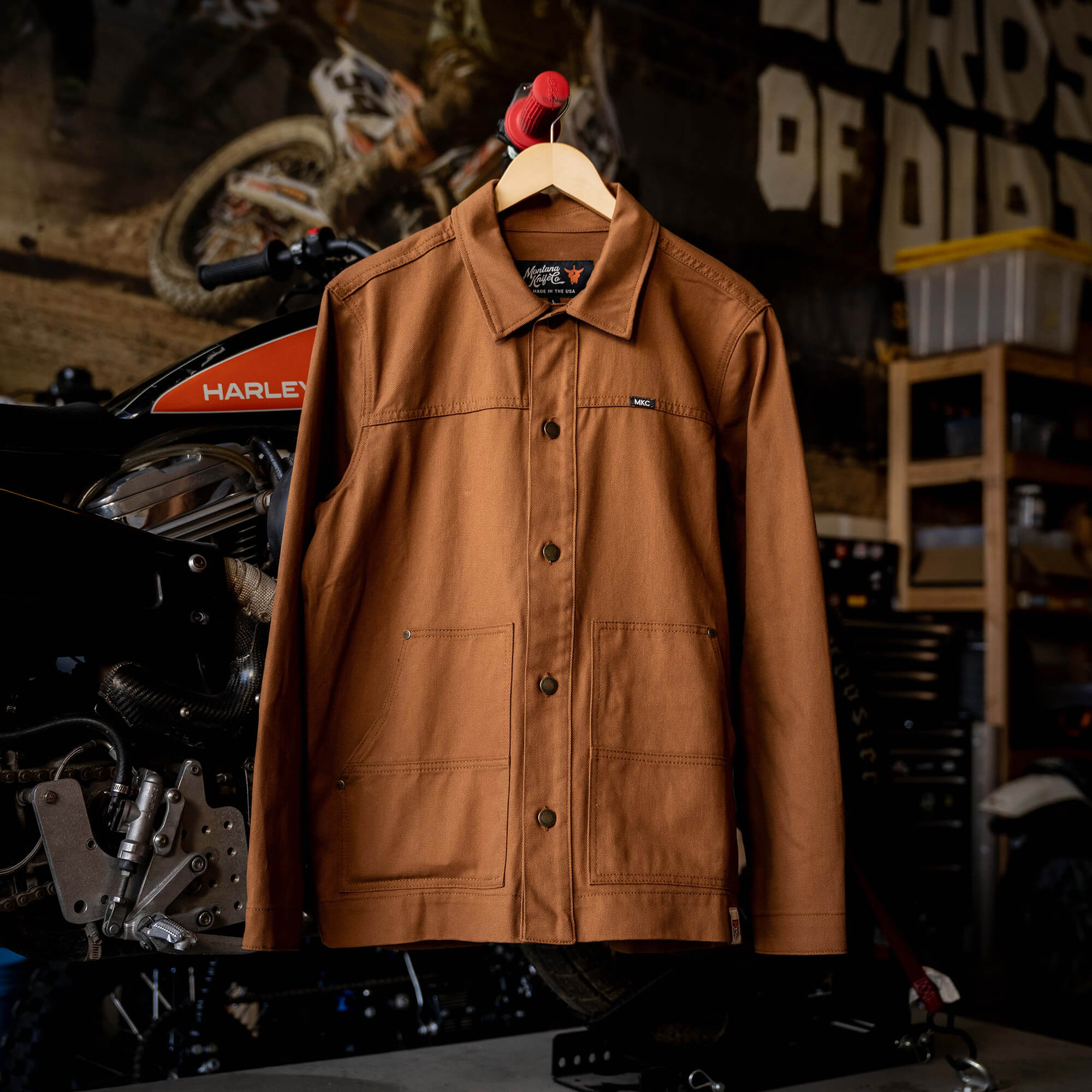 MKC WORK JACKET - RUST - USA MADE