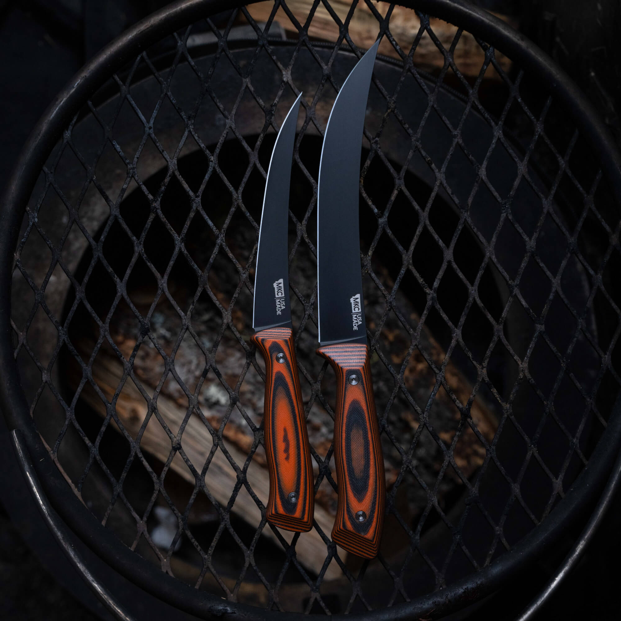 BONING BUTCHER KNIFE - PVD - ORANGE/BLACK