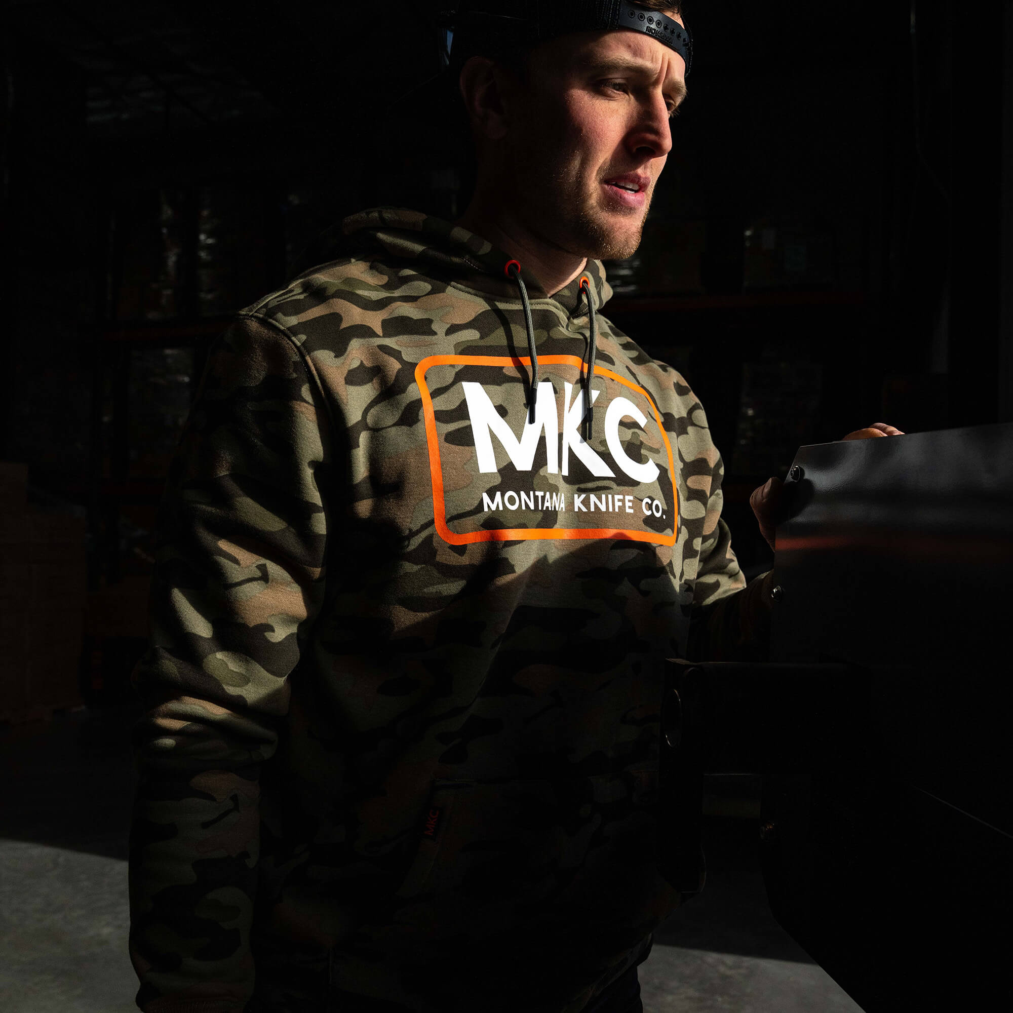 MKC FLEECE HOODIE - VINTAGE WOODLAND CAMO