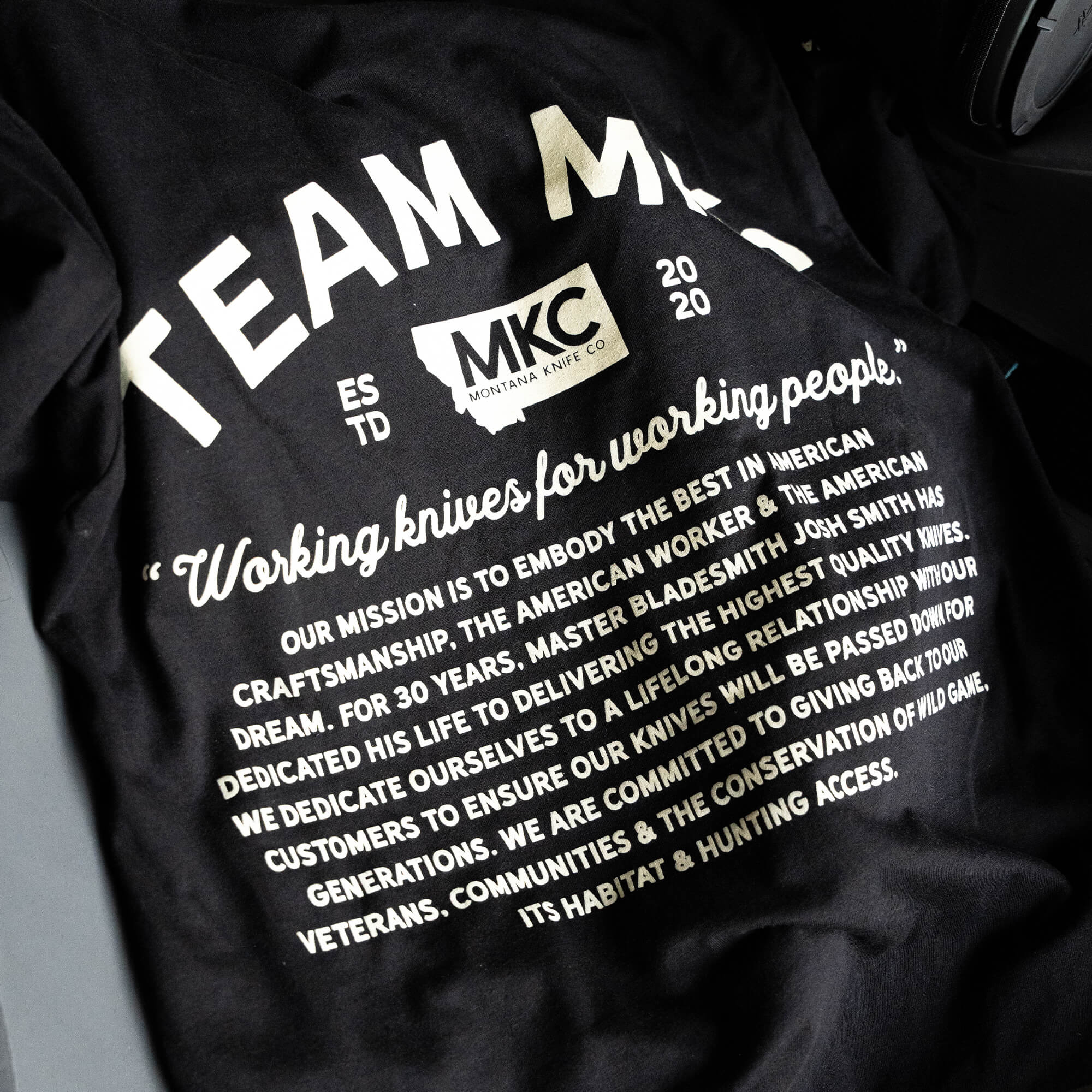 TEAM MKC TEE - BLACK