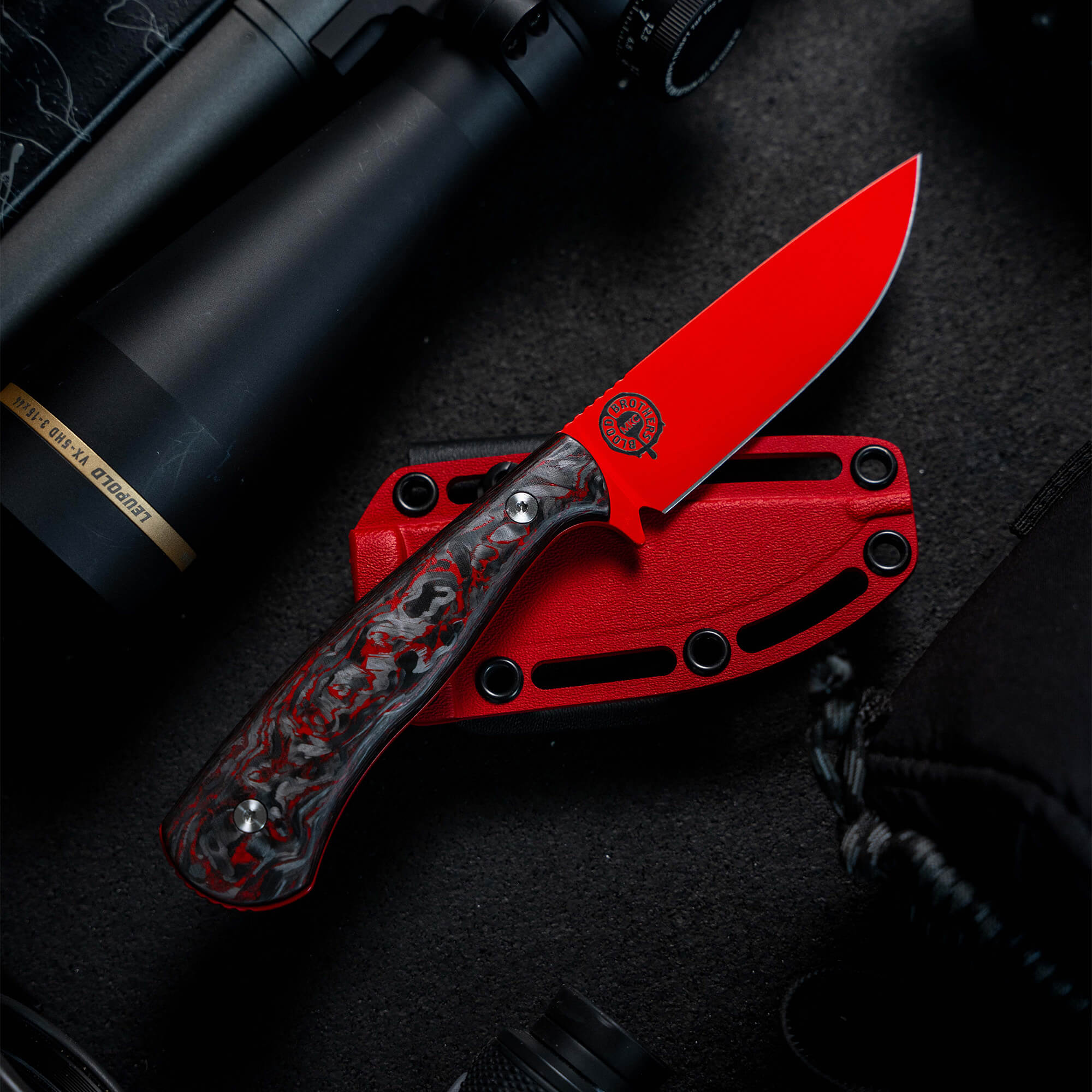 BLOOD BROTHERS WHITETAIL - BLACK/RED