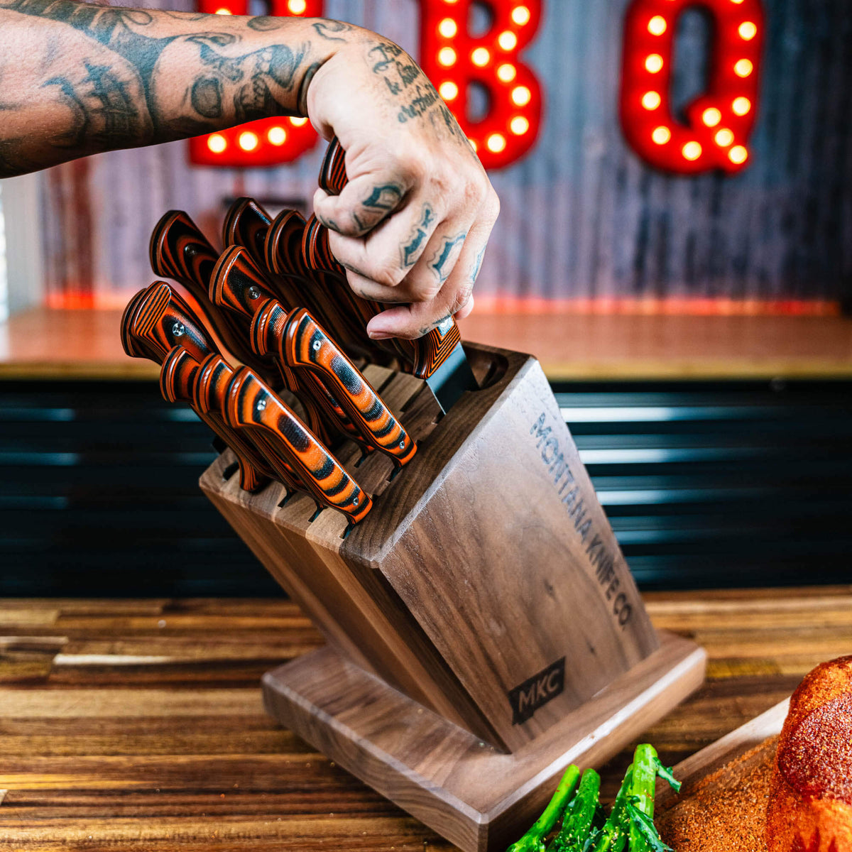 MKC CULINARY MAGNETIC KNIFE BLOCK 2.0