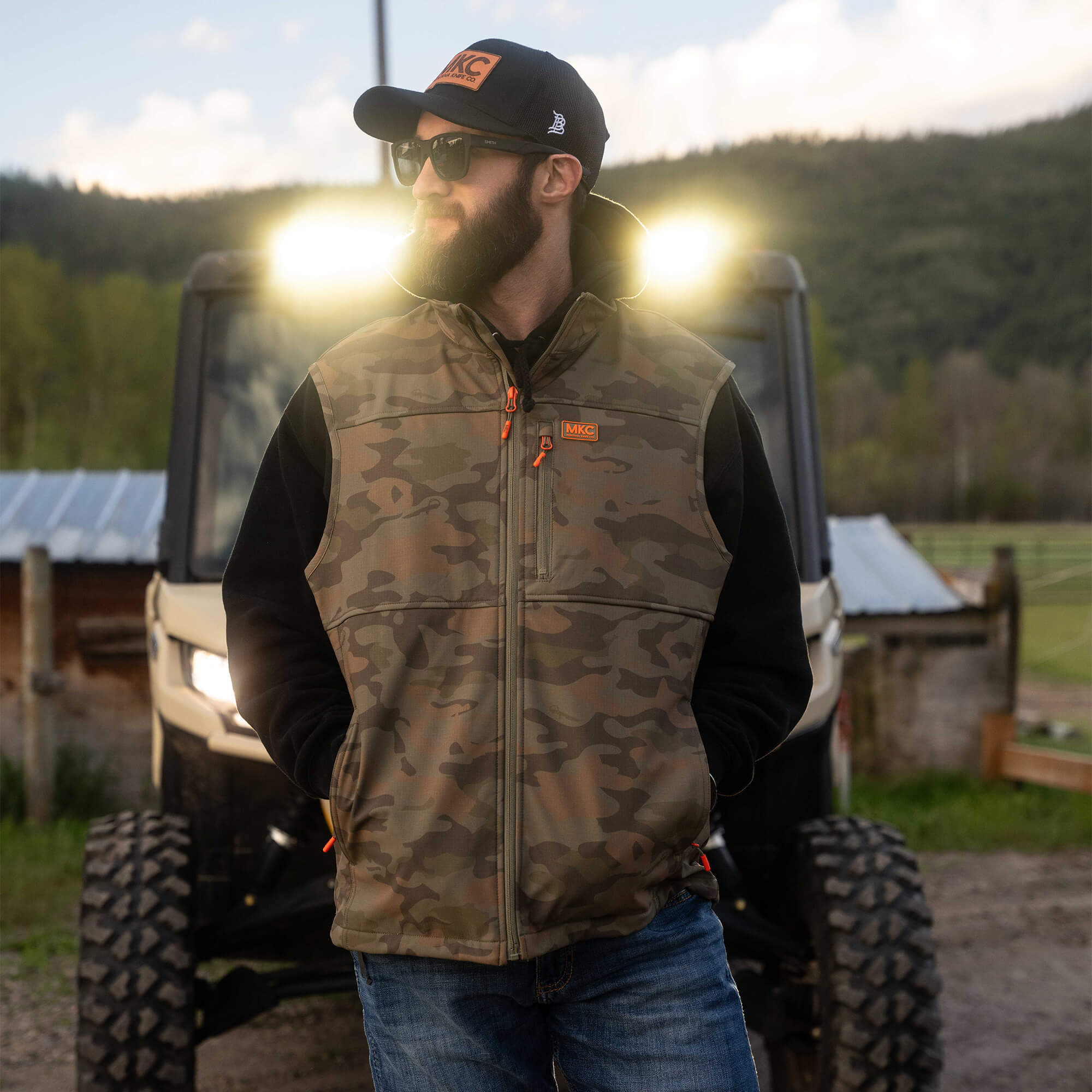 REXFORD RIPSTOP VEST - VINTAGE WOODLAND CAMO