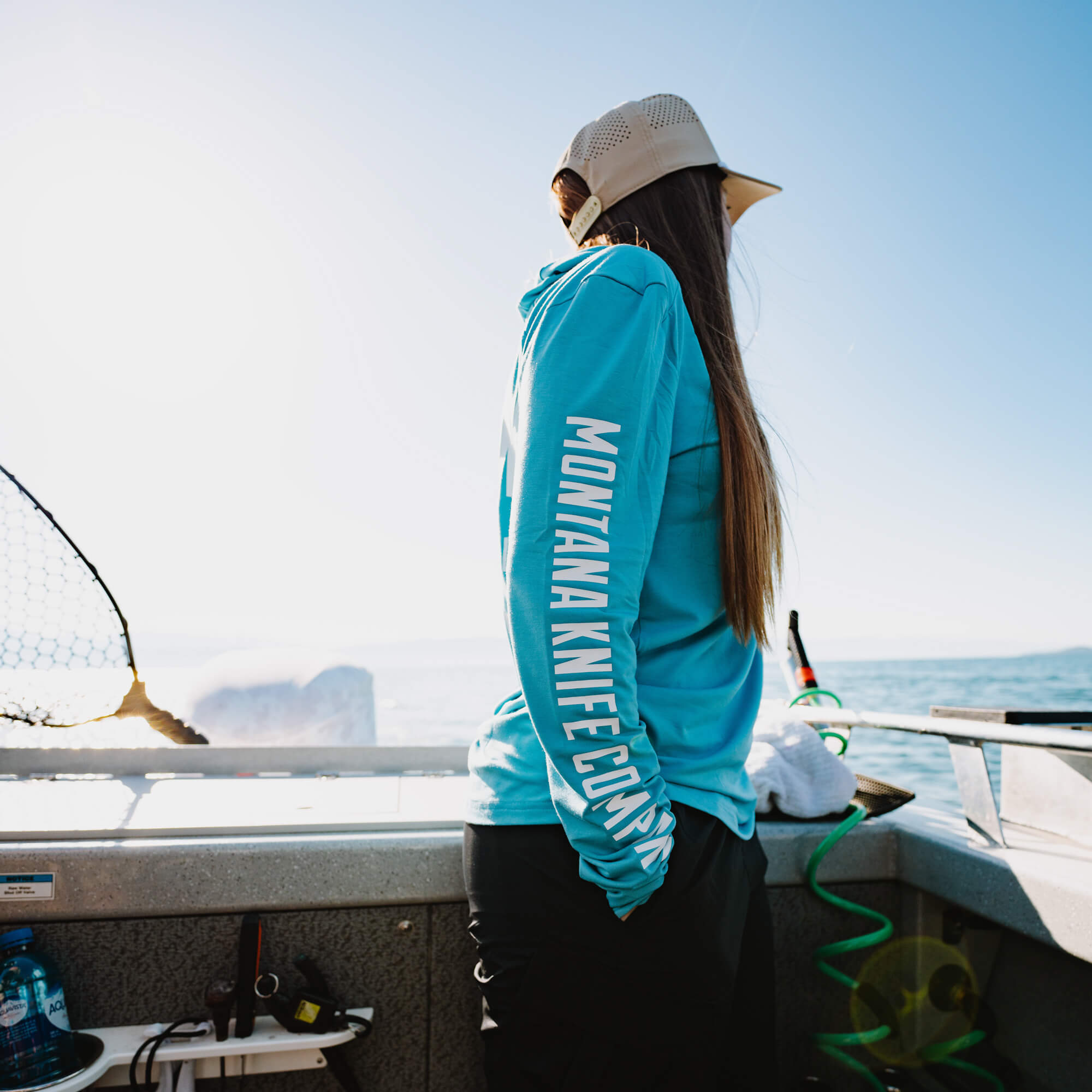 SUN RIVER BAMBOO HOODIE - GLACIER BLUE