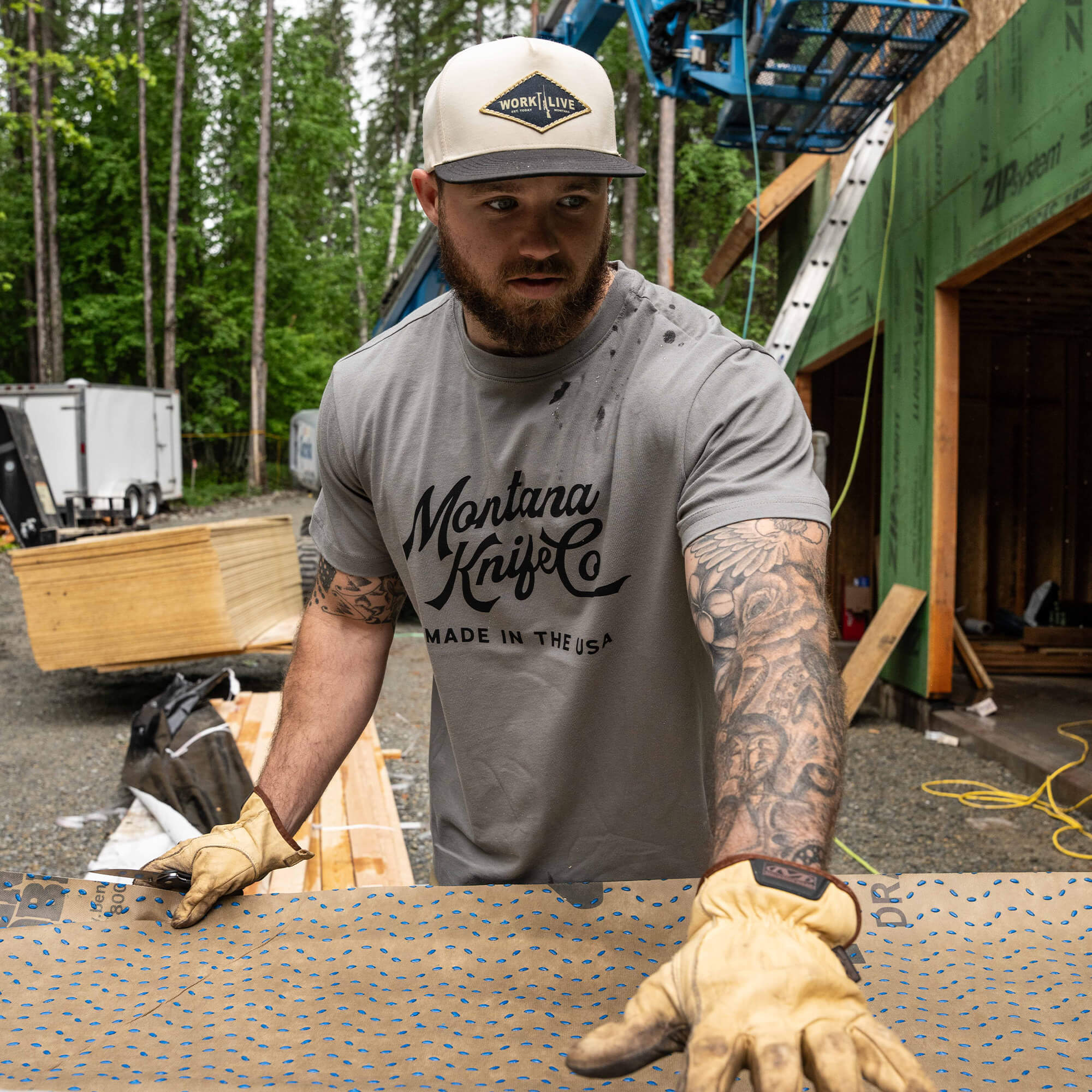 MKC HERITAGE TEE - USA MADE - STONE