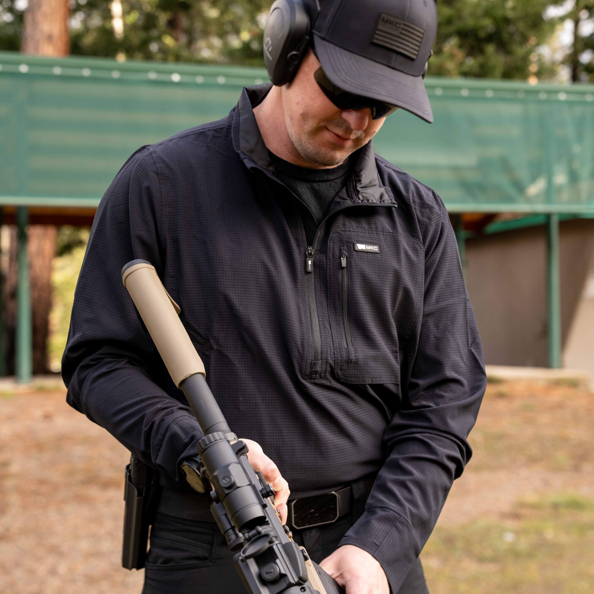 TACTICAL AIRLITE HALF-ZIP - SHADOW