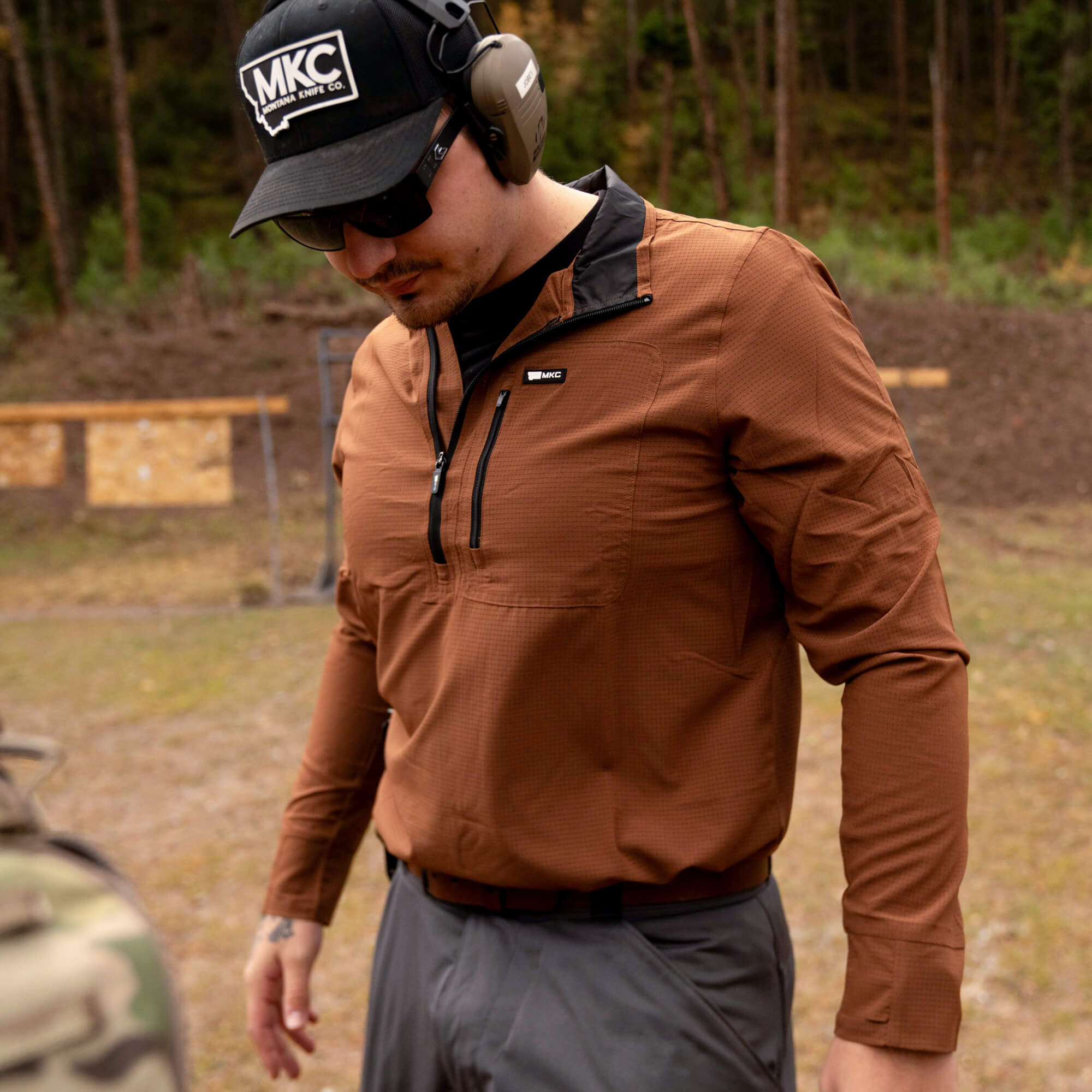TACTICAL AIRLITE HALF-ZIP - COYOTE