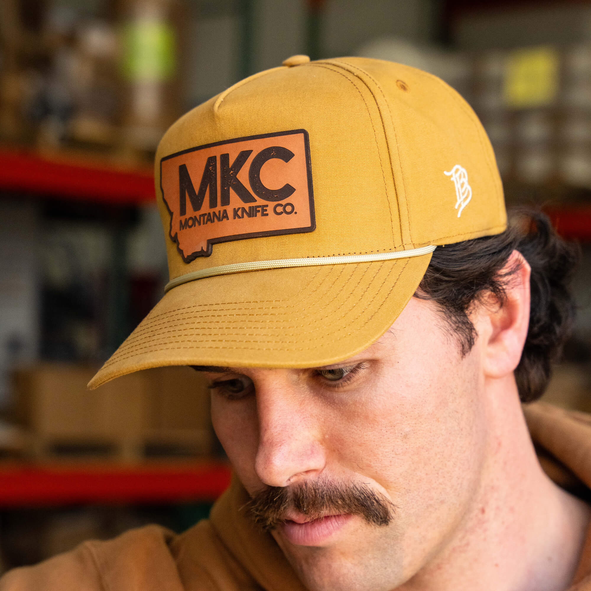 MKC BIG STATE PATCH - ROPE HAT - CANVAS