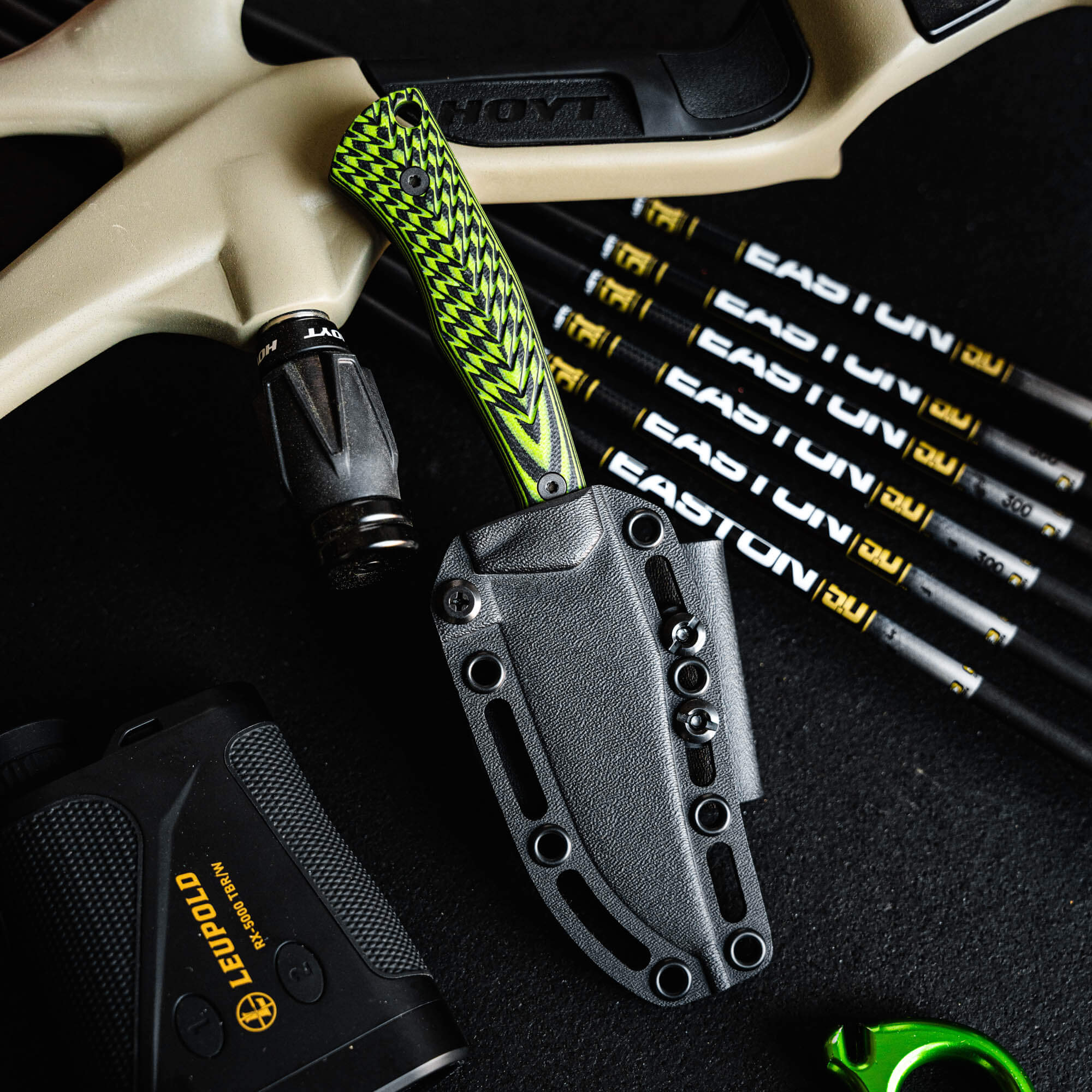 TRIUMPH PRO - NOCK ON NEON GREEN & BLACK