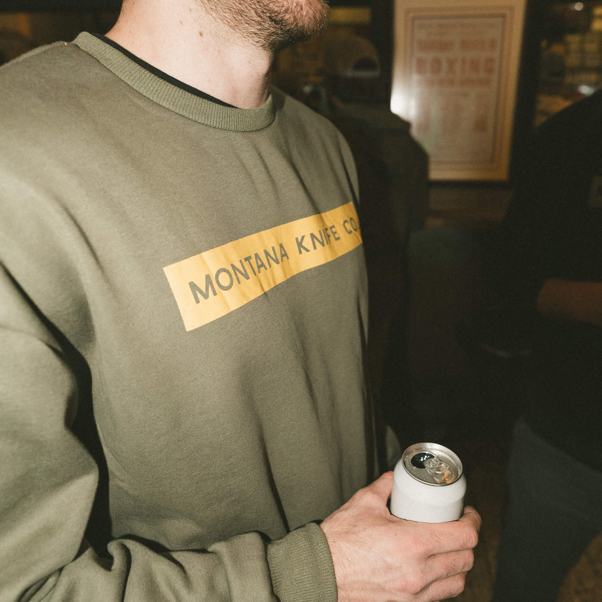 MKC CREWNECK SWEATSHIRT - OLIVE