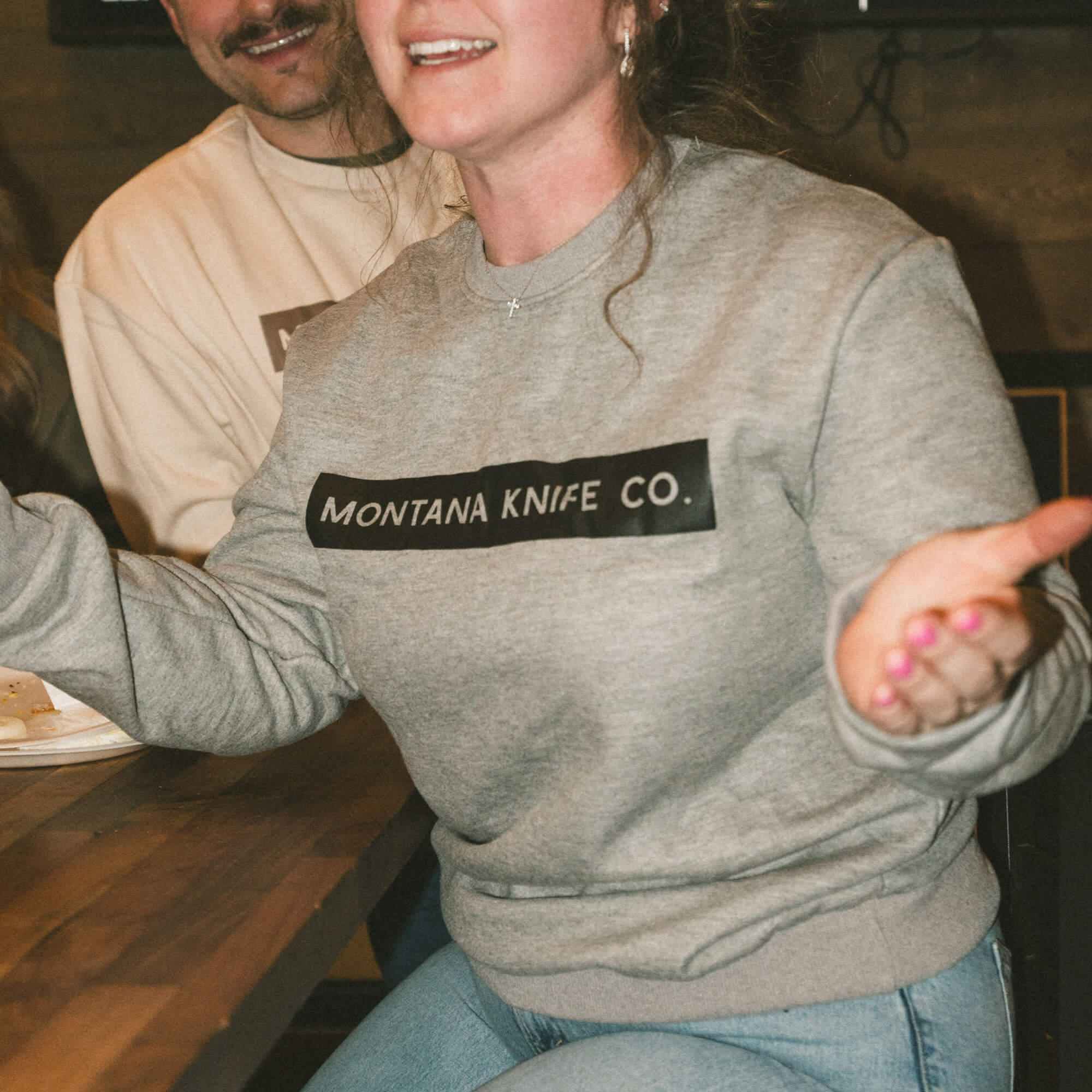 MKC CREWNECK SWEATSHIRT - GREY