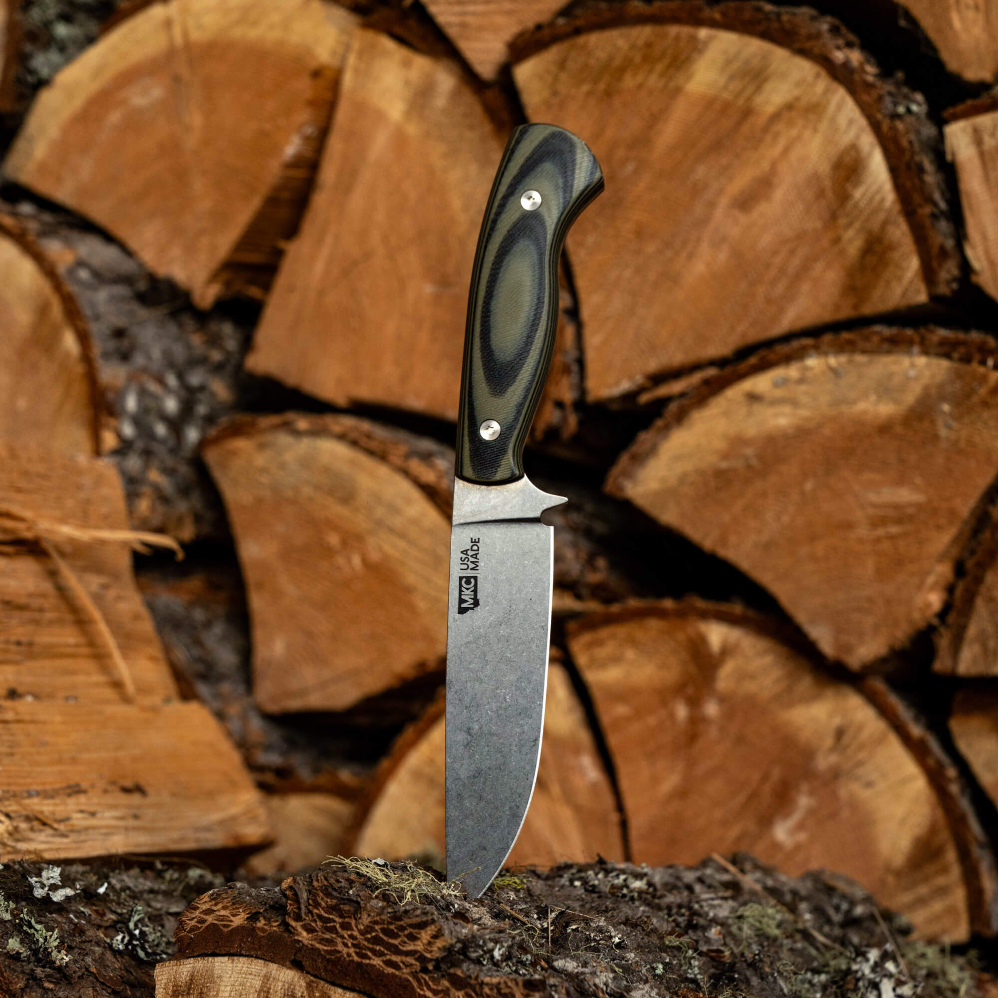 MAGNACUT SUPER CUB - DROP POINT HUNTER - GREEN & BLACK