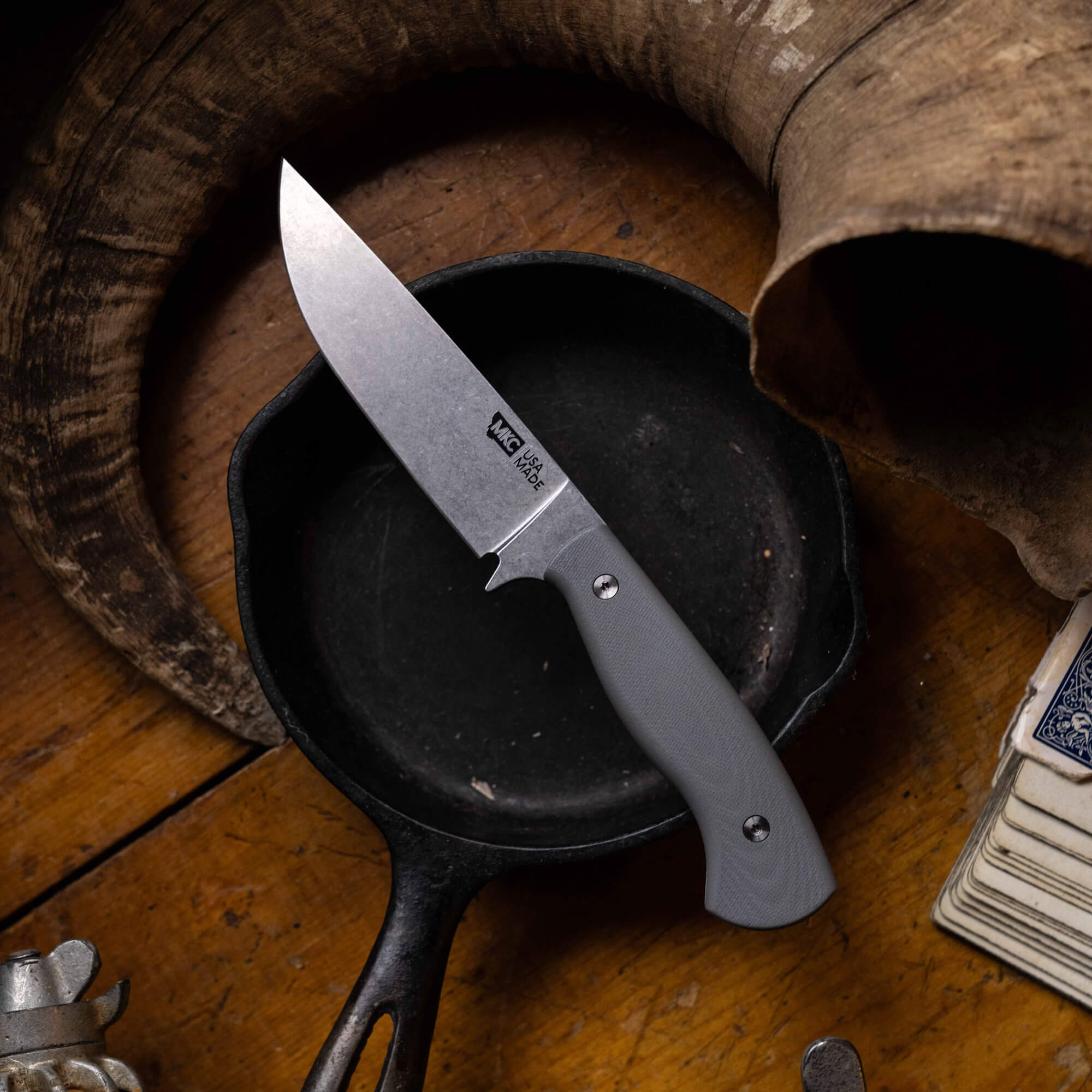 MAGNACUT SUPER CUB - DROP POINT HUNTER - GREY