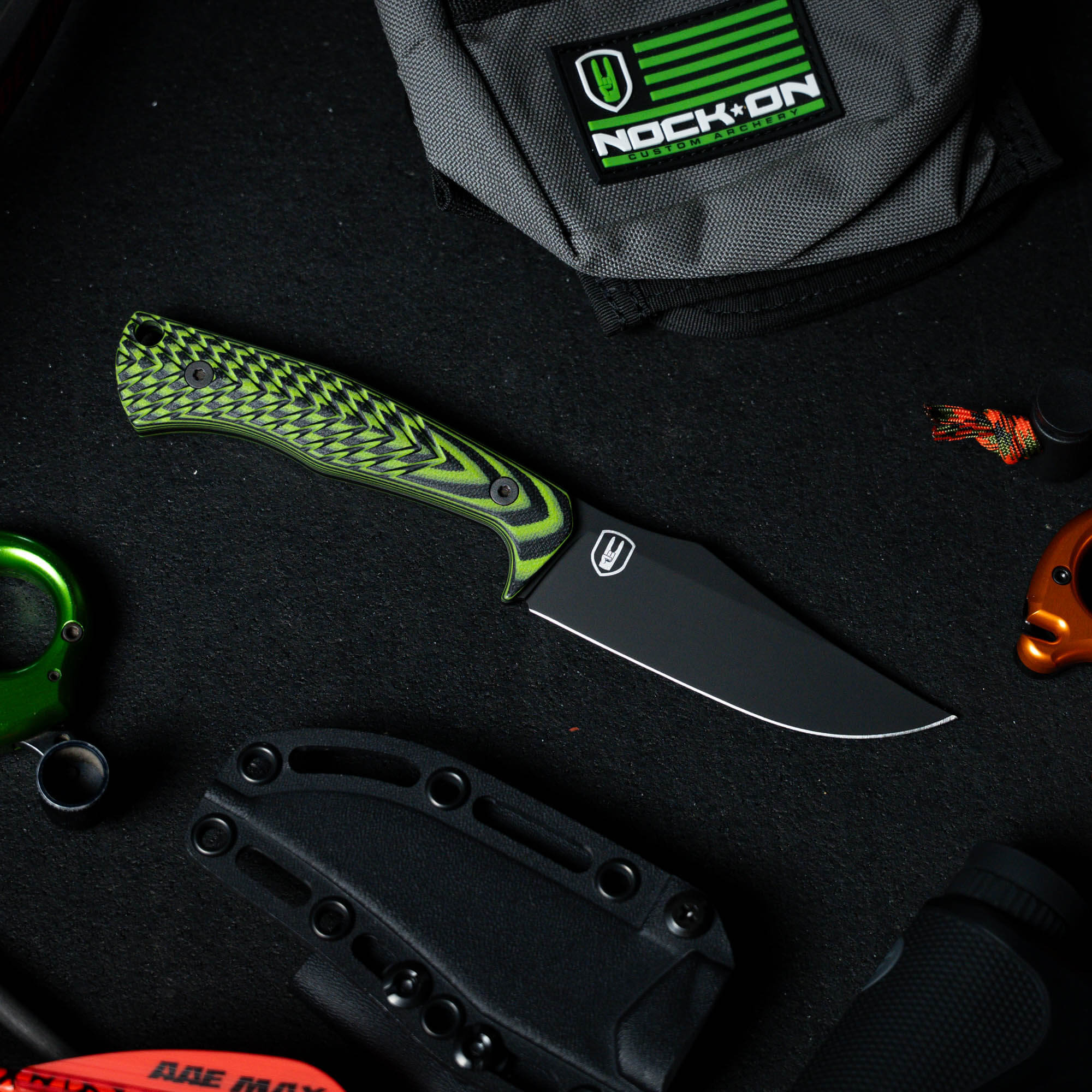 TRIUMPH PRO - NOCK ON NEON GREEN & BLACK