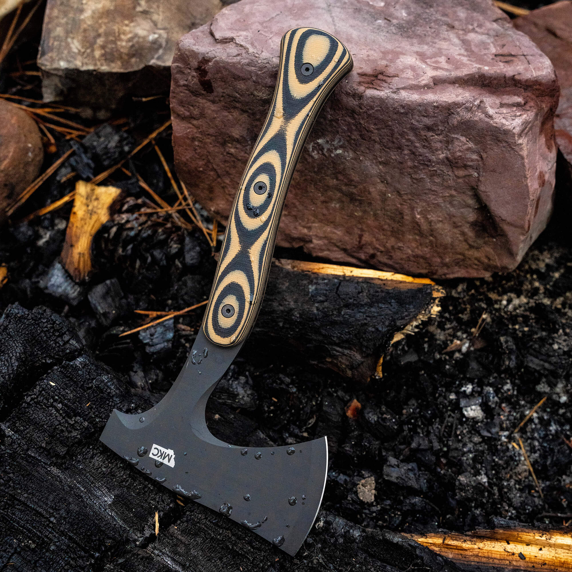 HELLGATE HATCHET - TAN & BLACK