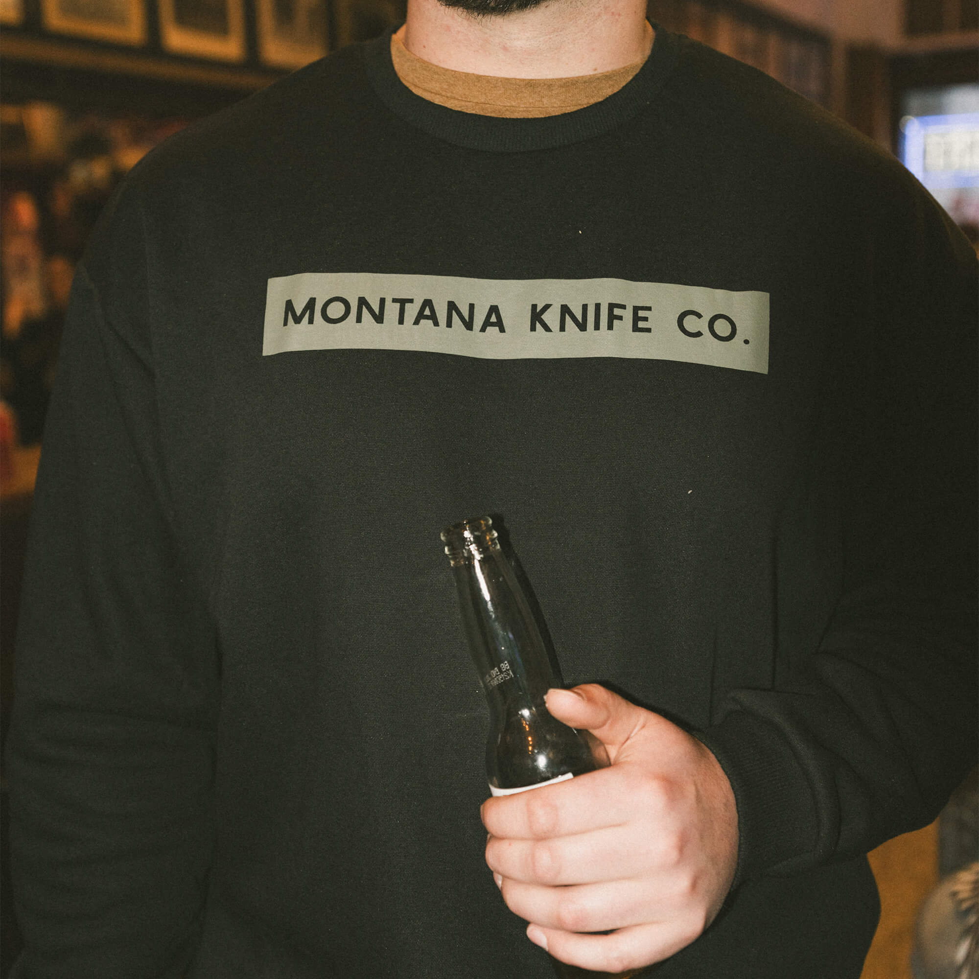MKC CREWNECK SWEATSHIRT - BLACK