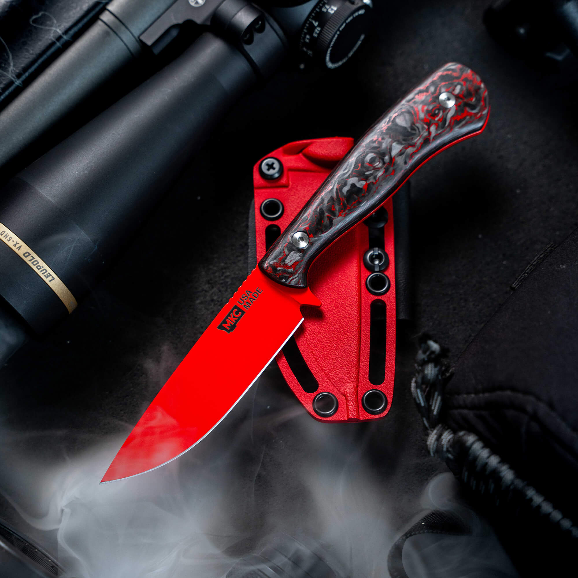 BLOOD BROTHERS WHITETAIL - BLACK/RED
