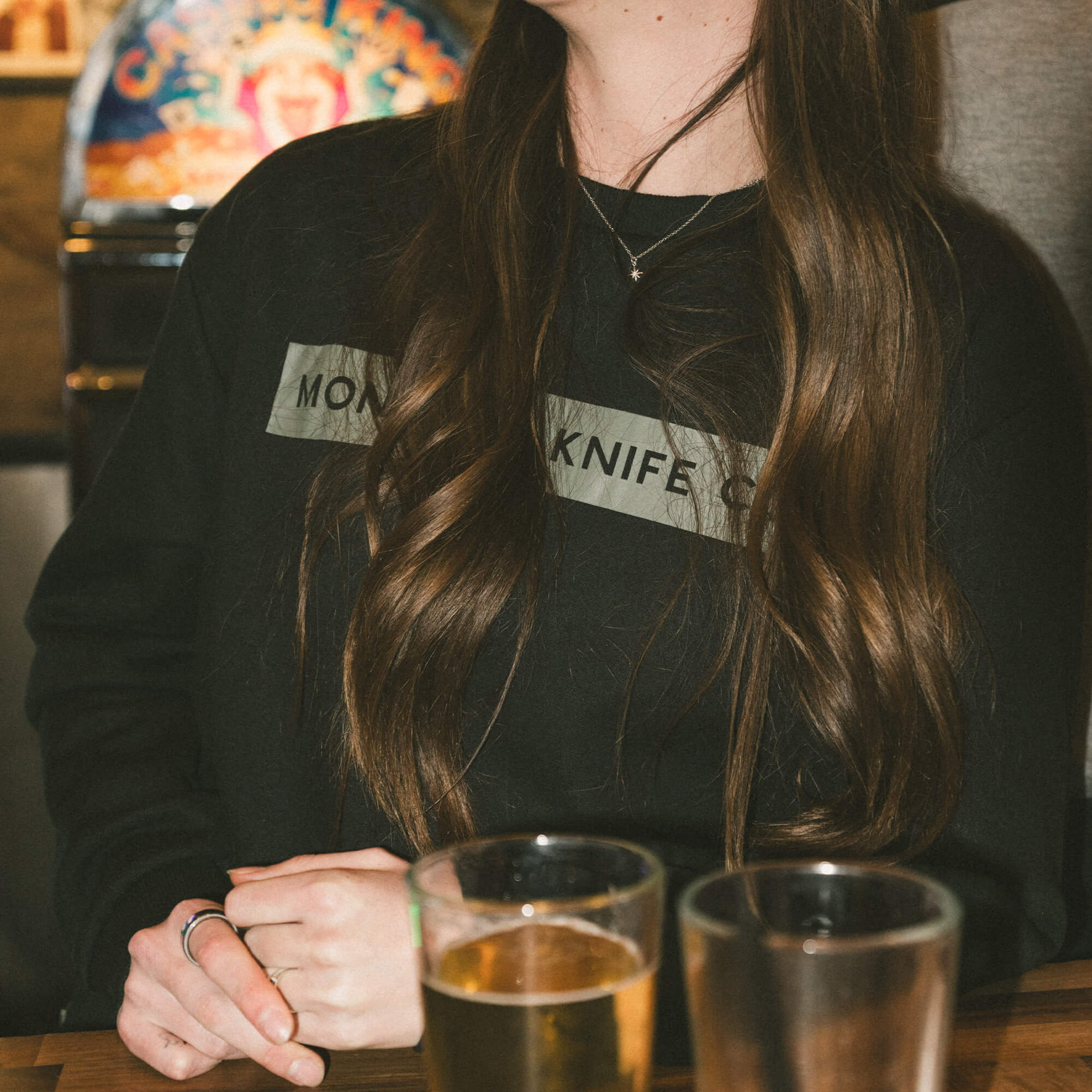 MKC CREWNECK SWEATSHIRT - BLACK