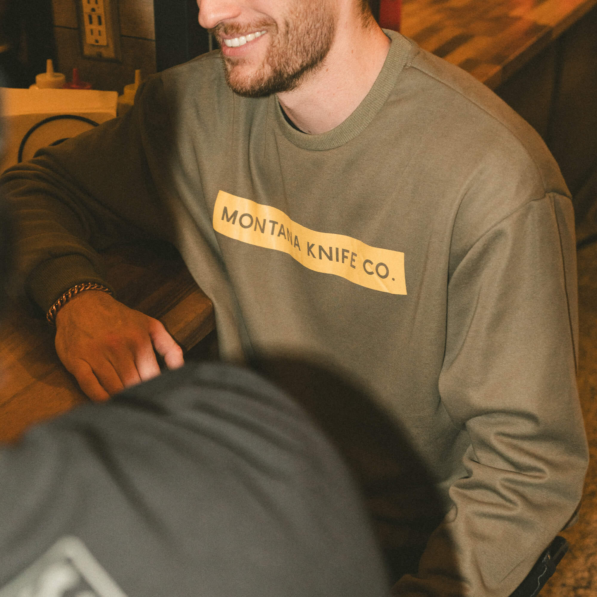 MKC CREWNECK SWEATSHIRT - OLIVE