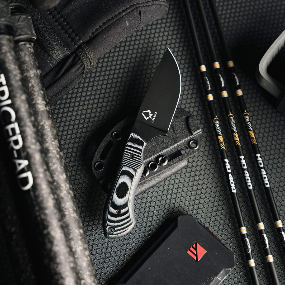 MKC ELK KNIFE - PVD - LIVE WILD EDITION - GREY & BLACK