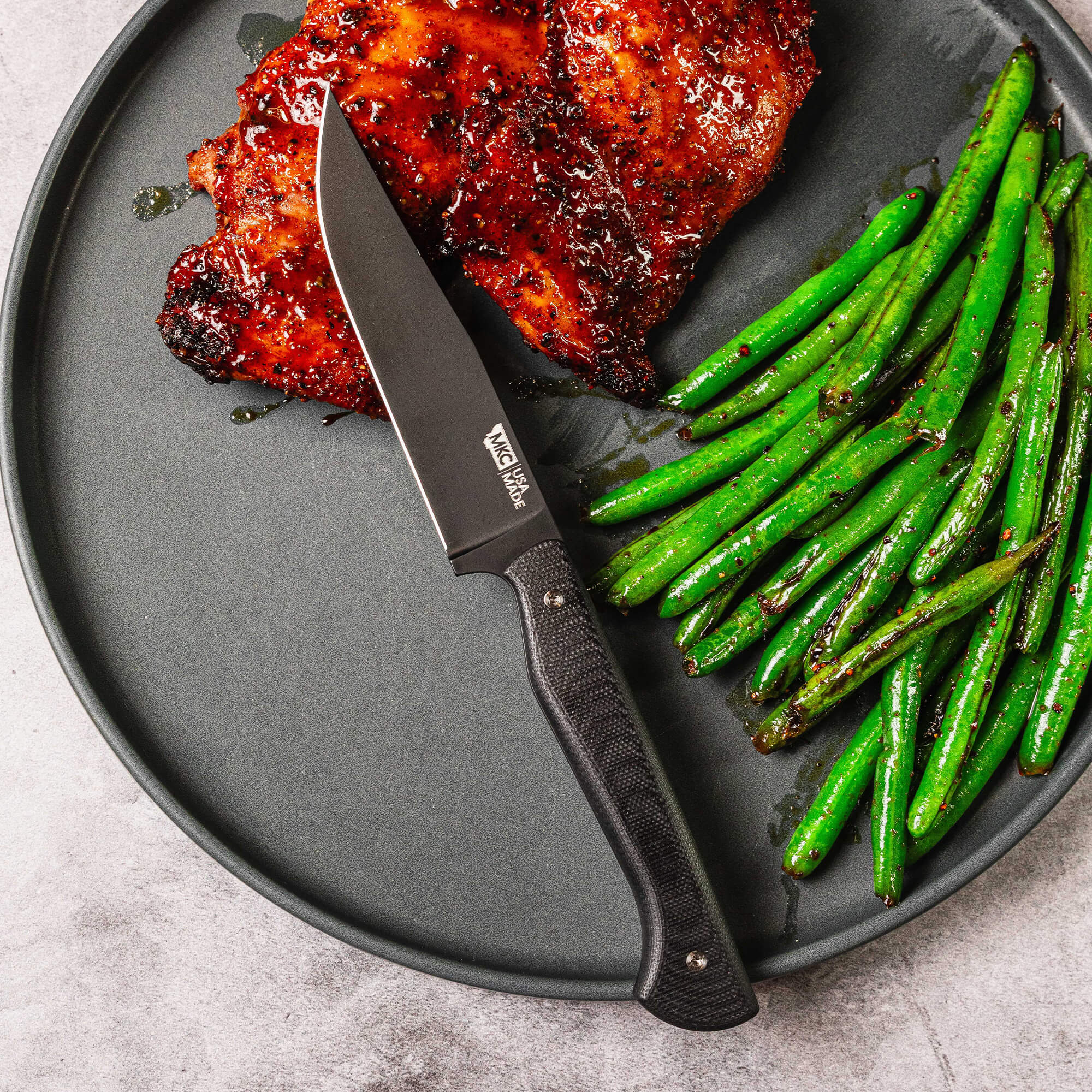 MKC STEAK KNIVES (SET OF 4) - PVD - BLACK