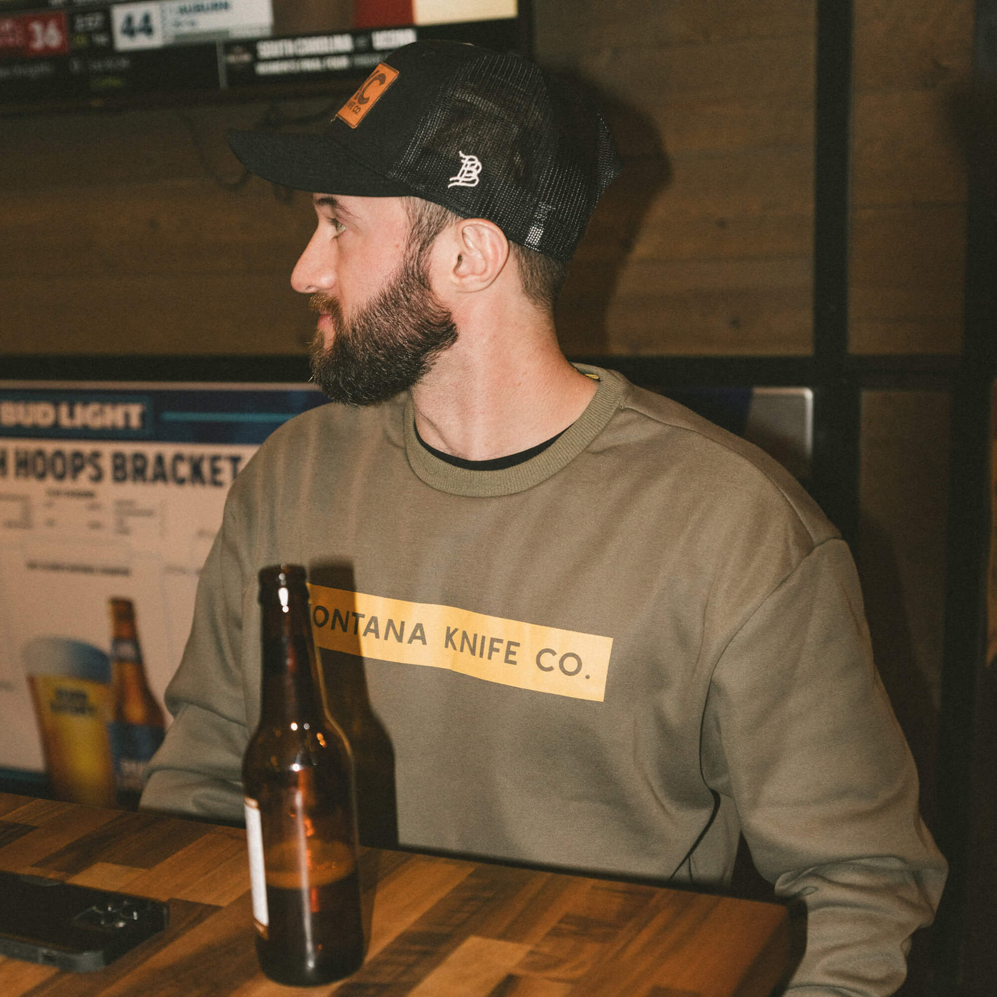 MKC CREWNECK SWEATSHIRT - OLIVE