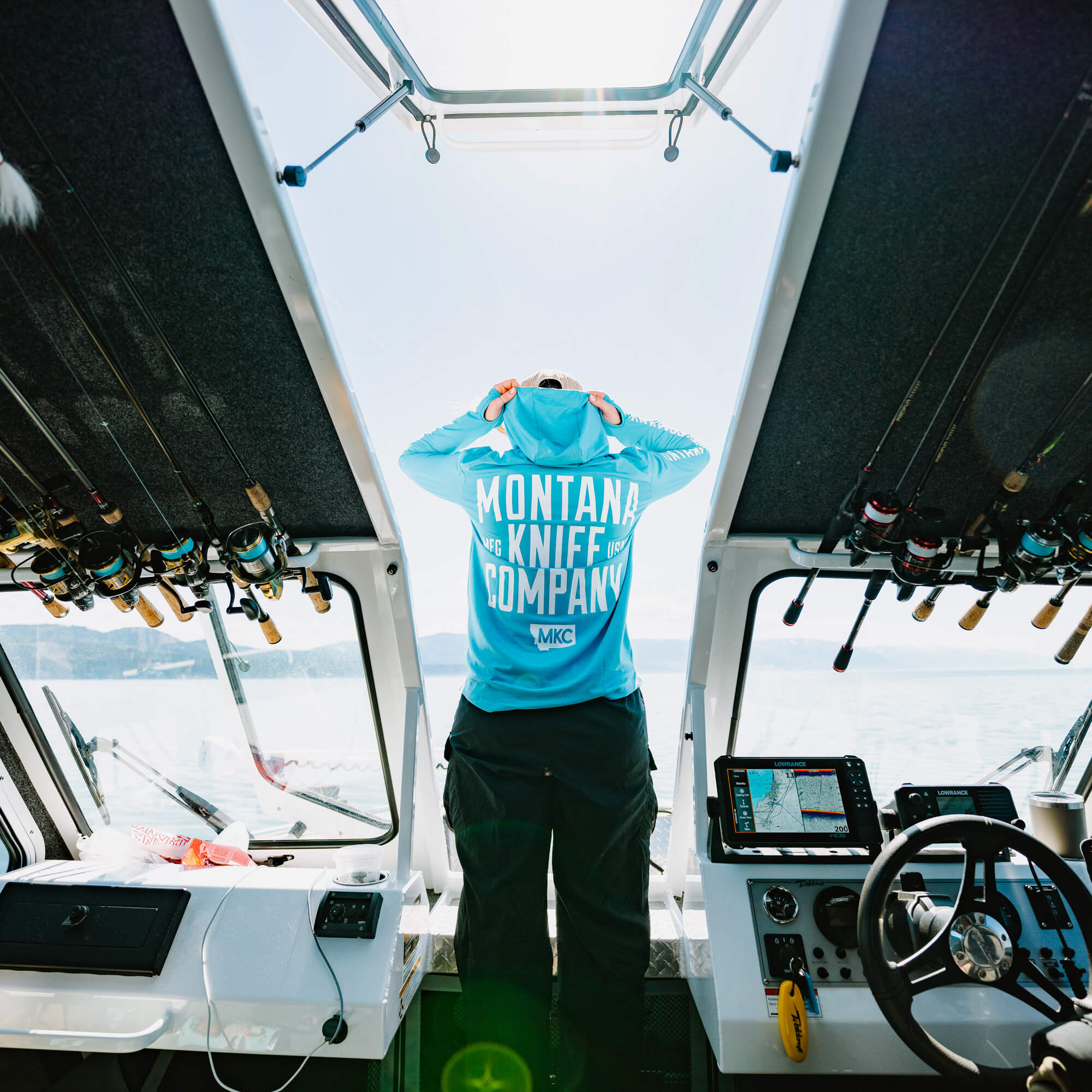 SUN RIVER BAMBOO HOODIE - GLACIER BLUE